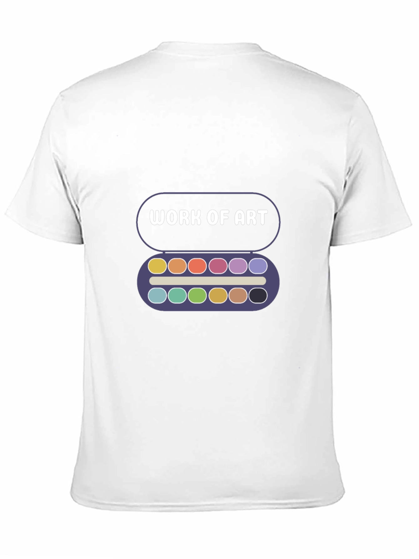 Black Work of Art T-Shirt view 11