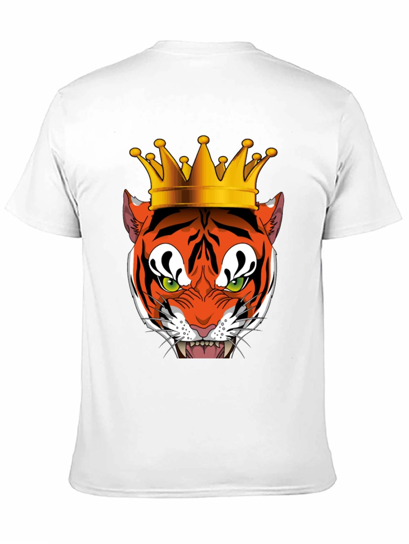 Black Tiger King Graphic Tee - Men's Black T-Shirt view 11