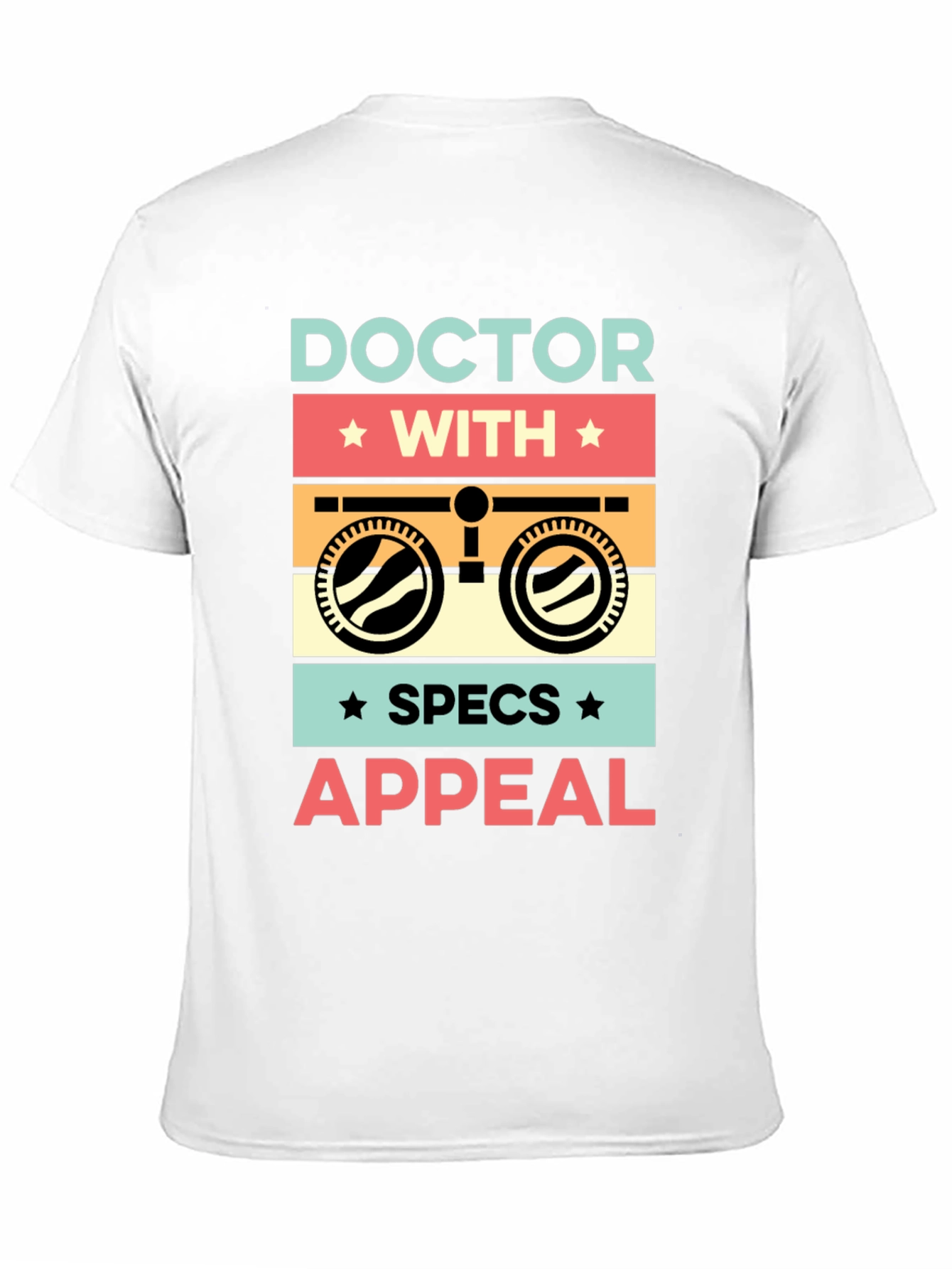 Black Doctor Specs Appeal Graphic T-Shirt view 11