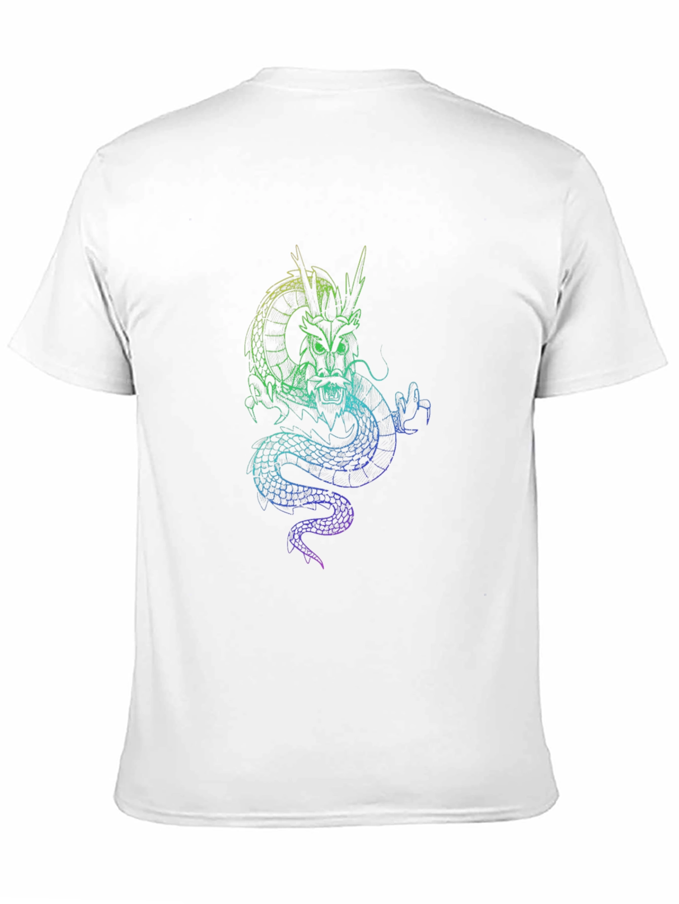 Black Dragon Graphic T-Shirt - Men's Black Tee view 11