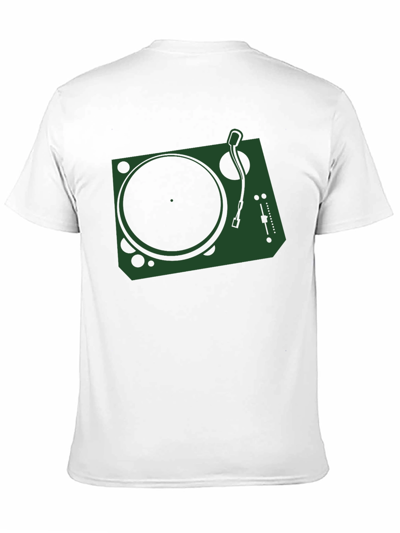 Black DJ Turntable Graphic T-Shirt - Black view 11