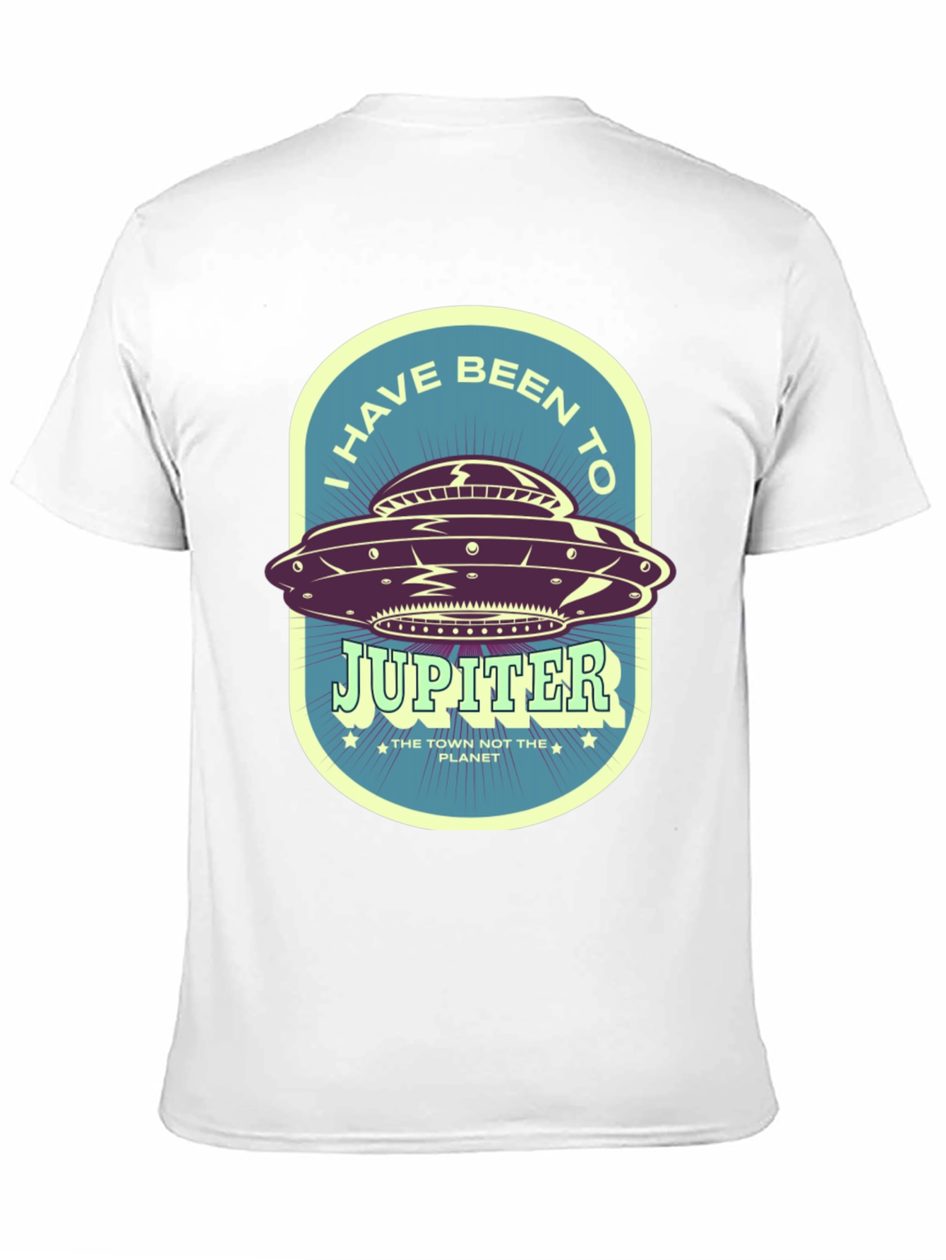 Black I Have Been to Jupiter T-Shirt view 11