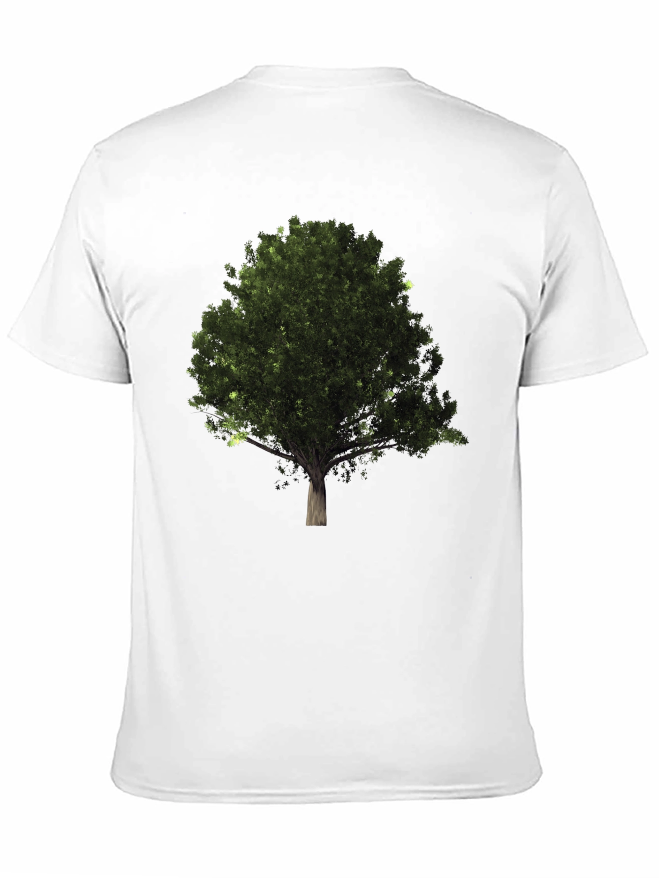 Black Nature Tree Graphic Black T-Shirt view 11