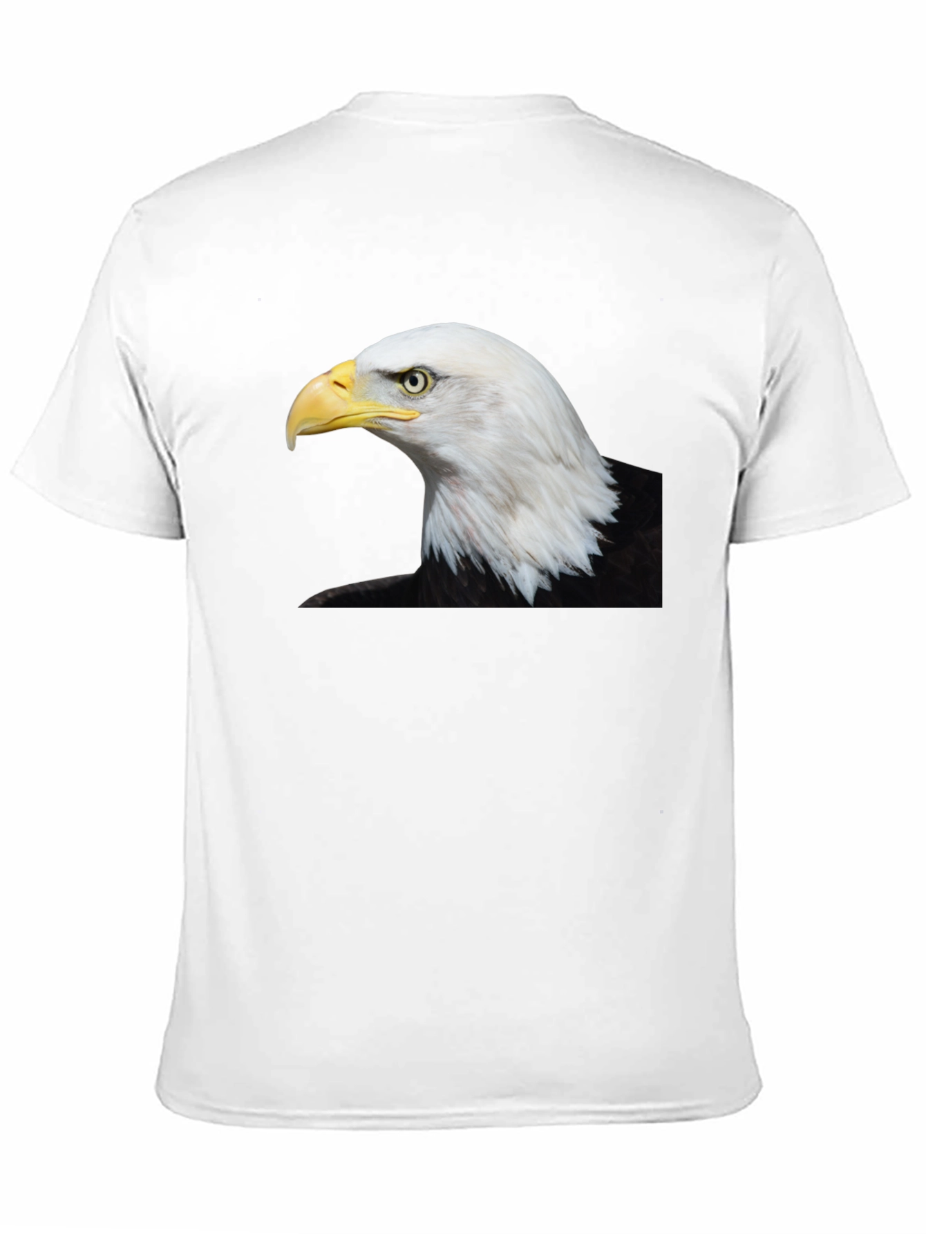 Black Bald Eagle Graphic Black T-Shirt view 11