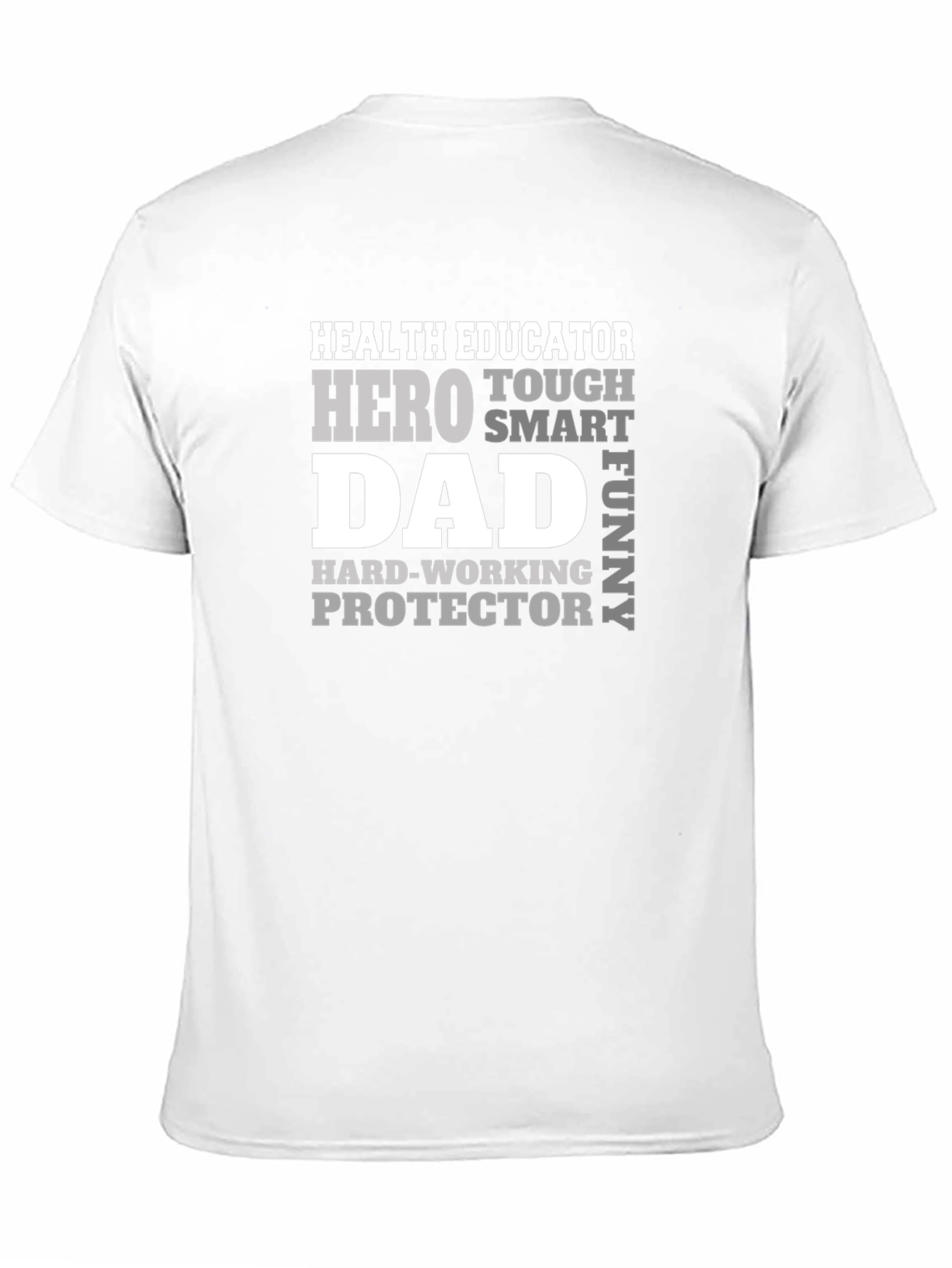 Black Health Educator Dad T-Shirt, Hero Protector Tee view 11