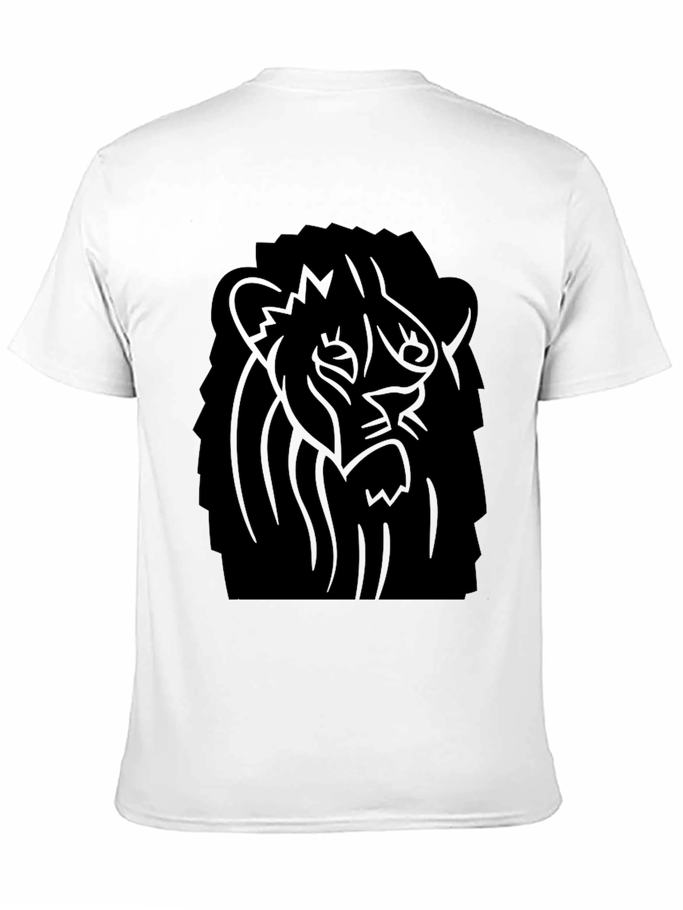 Black Black Lion Graphic Tee - Bold Style view 11