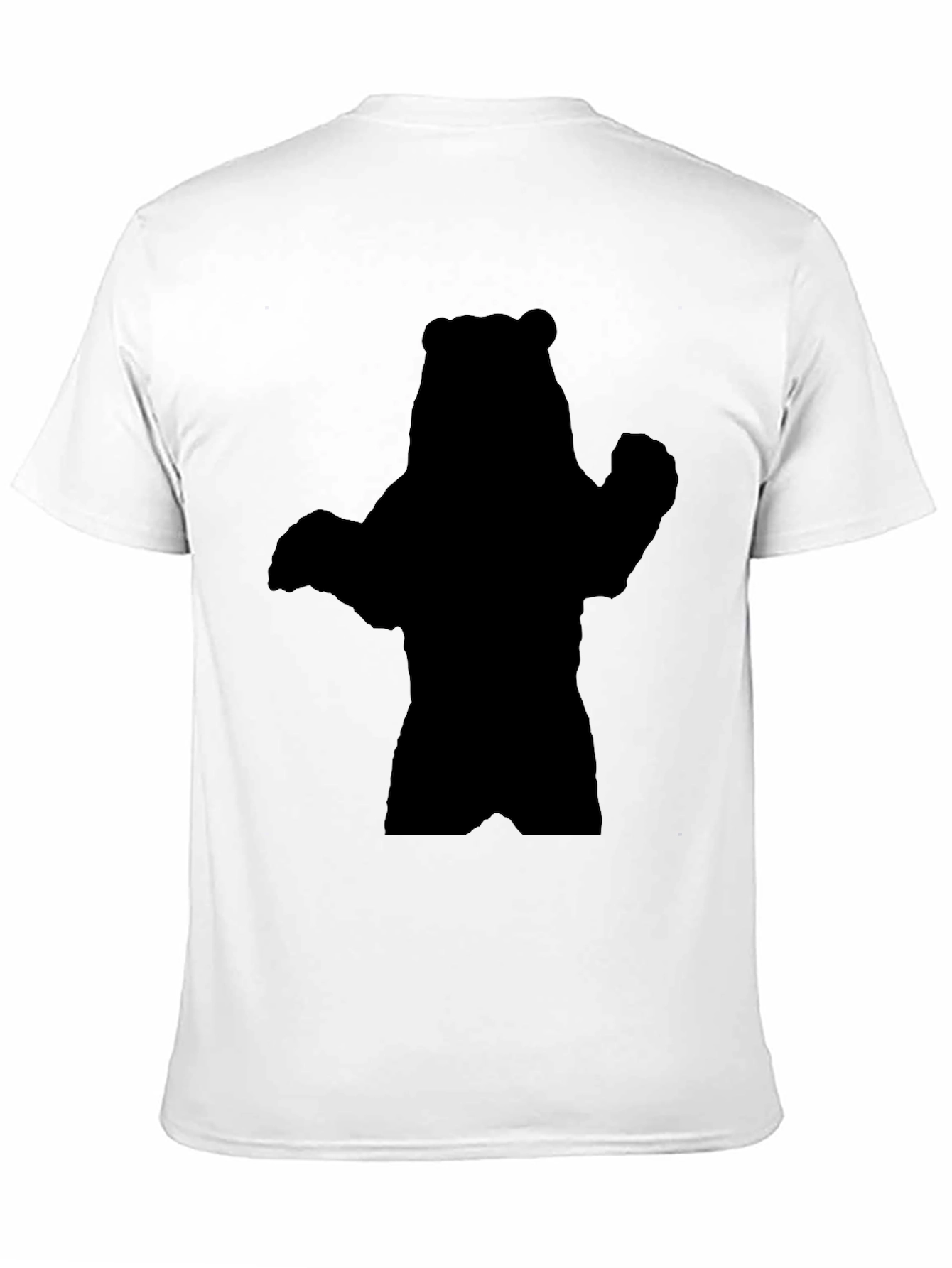 Black Bear Silhouette Graphic Tee - Black view 11
