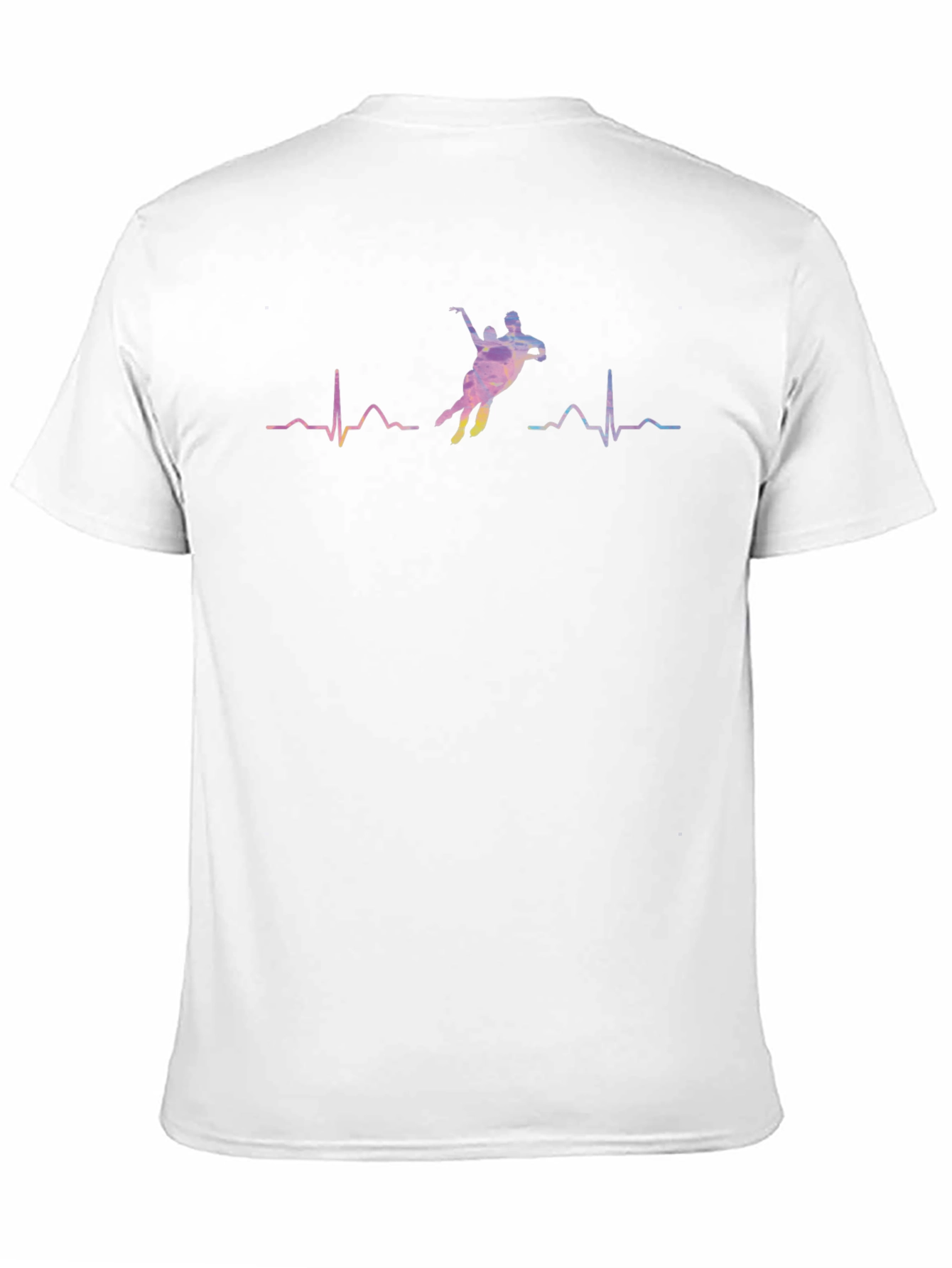 Black Dancing Heartbeat Graphic Tee - Stylish Comfort view 11