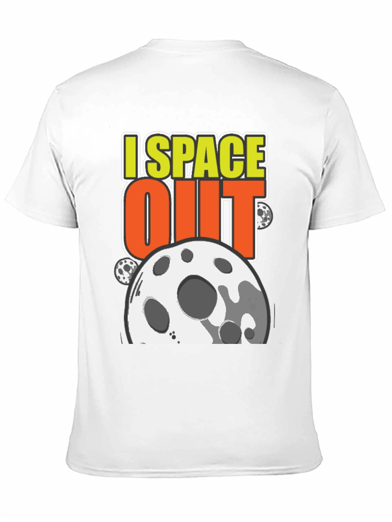 Black I Space Out T-Shirt - Black Cotton Blend view 11