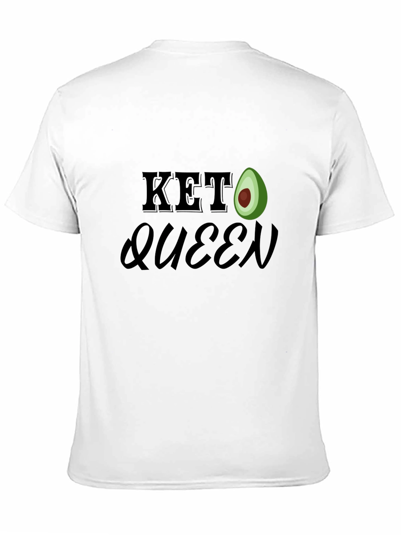 Black Keto Queen Avocado T-Shirt - Black view 11