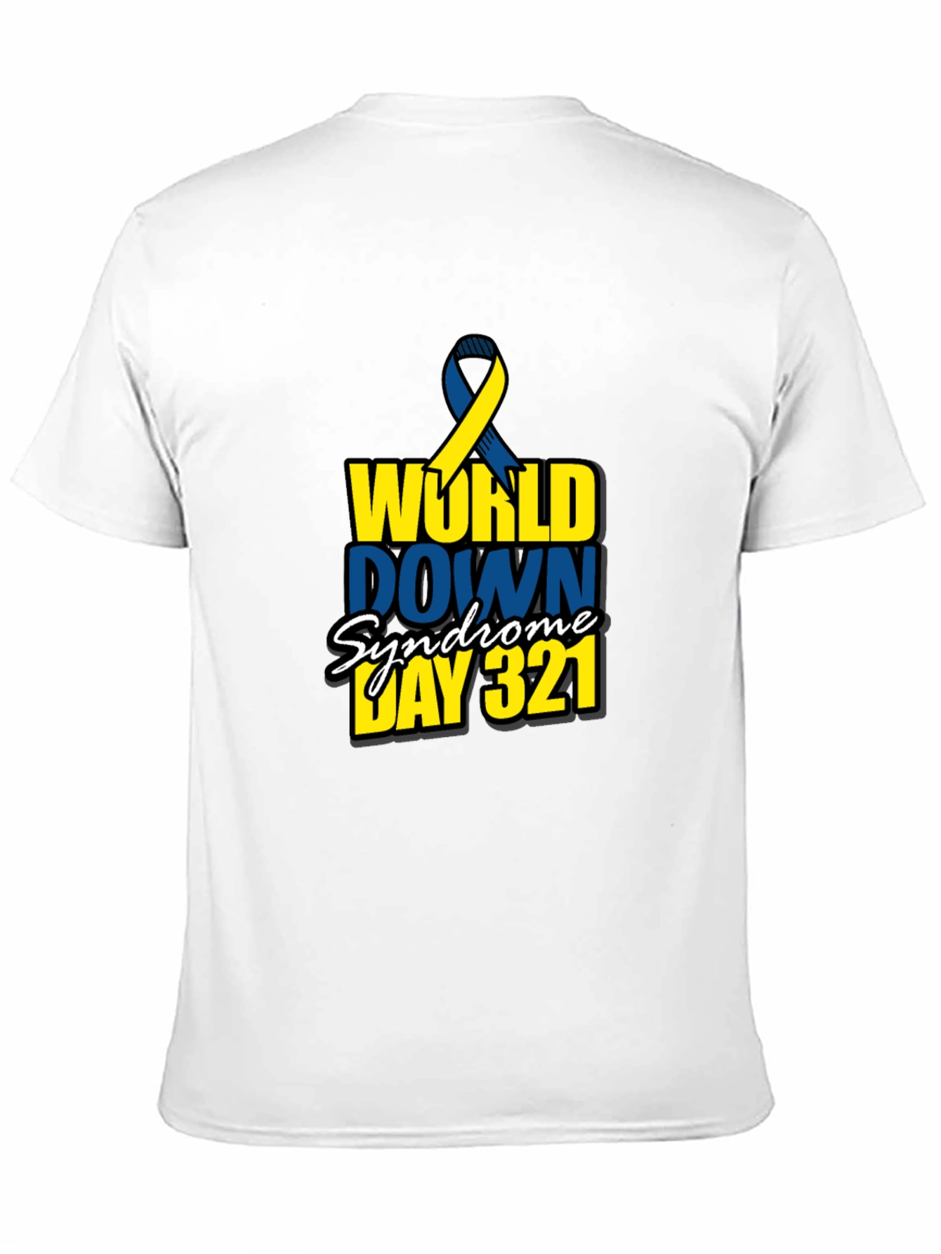Black World Down Syndrome Awareness Day 321 Black T-Shirt view 11
