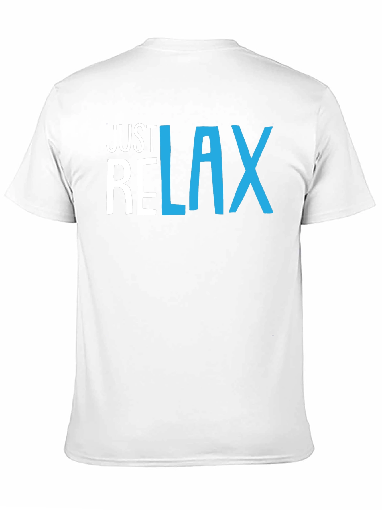 Black Just Relax Black Graphic Tee view 11