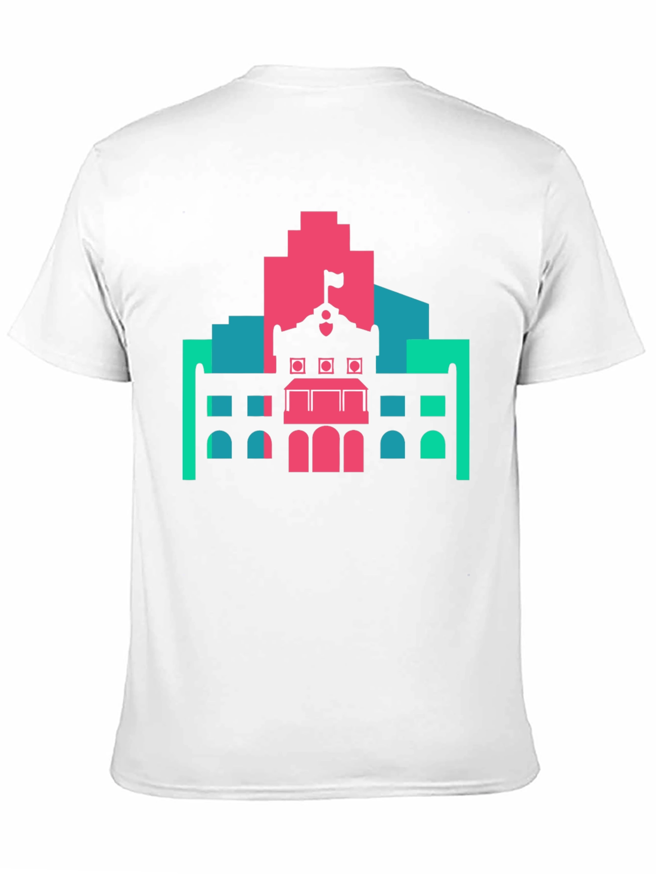 Black Architectural Graphic Tee - Modern Building Design view 11