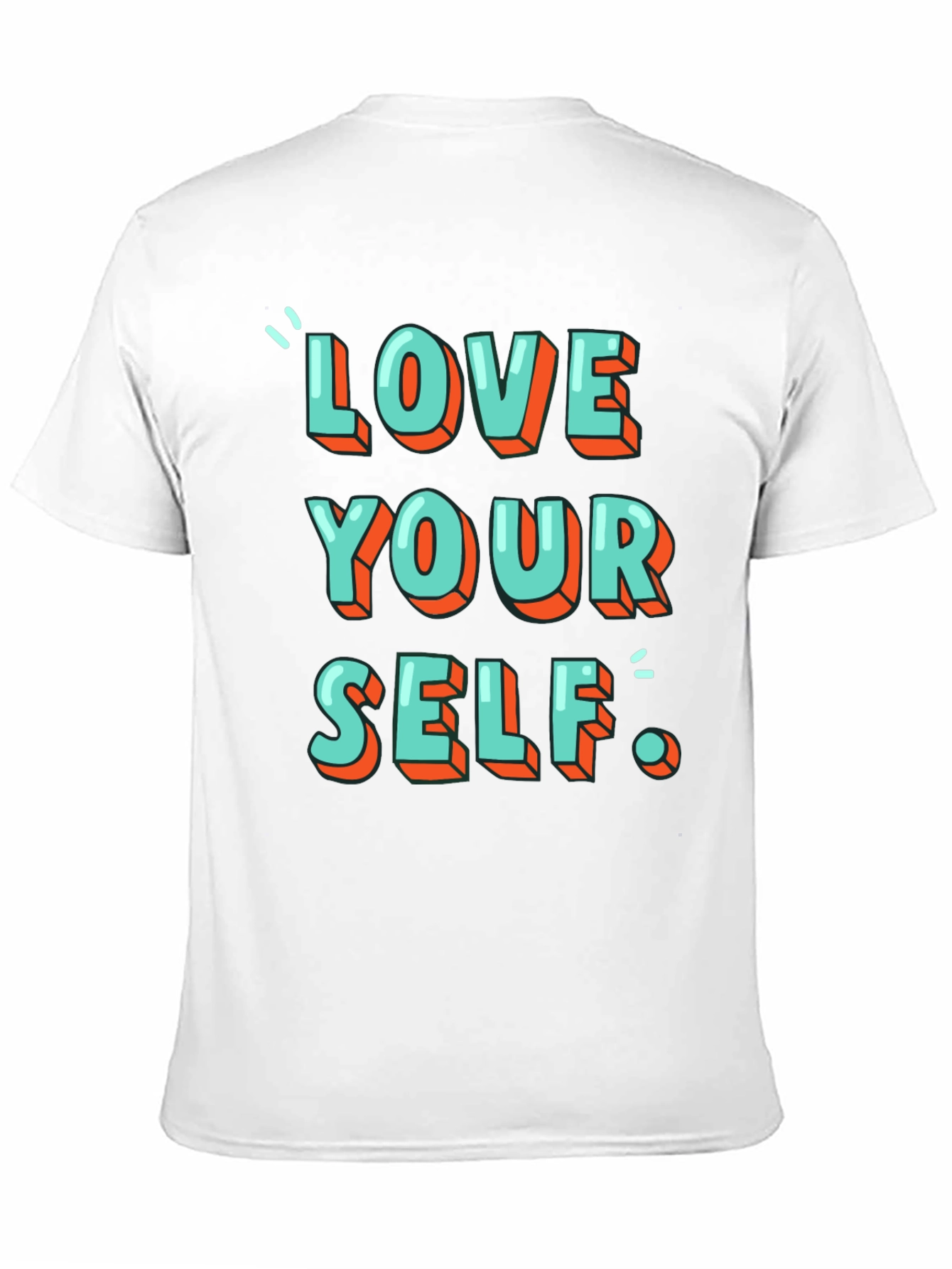 Black Love Yourself Graphic Tee - Black view 11