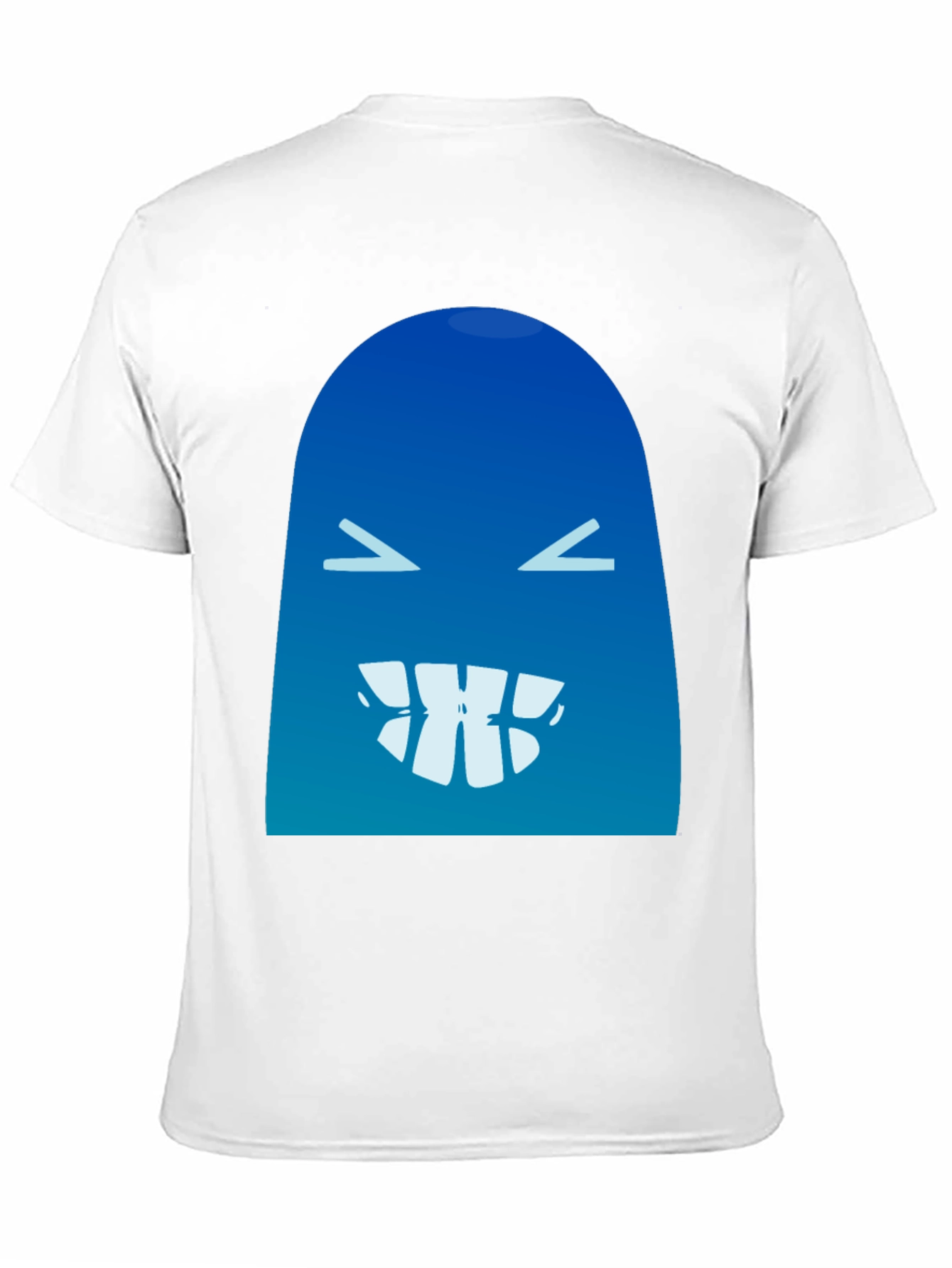 Black Funny Blue Monster Graphic T-Shirt view 11