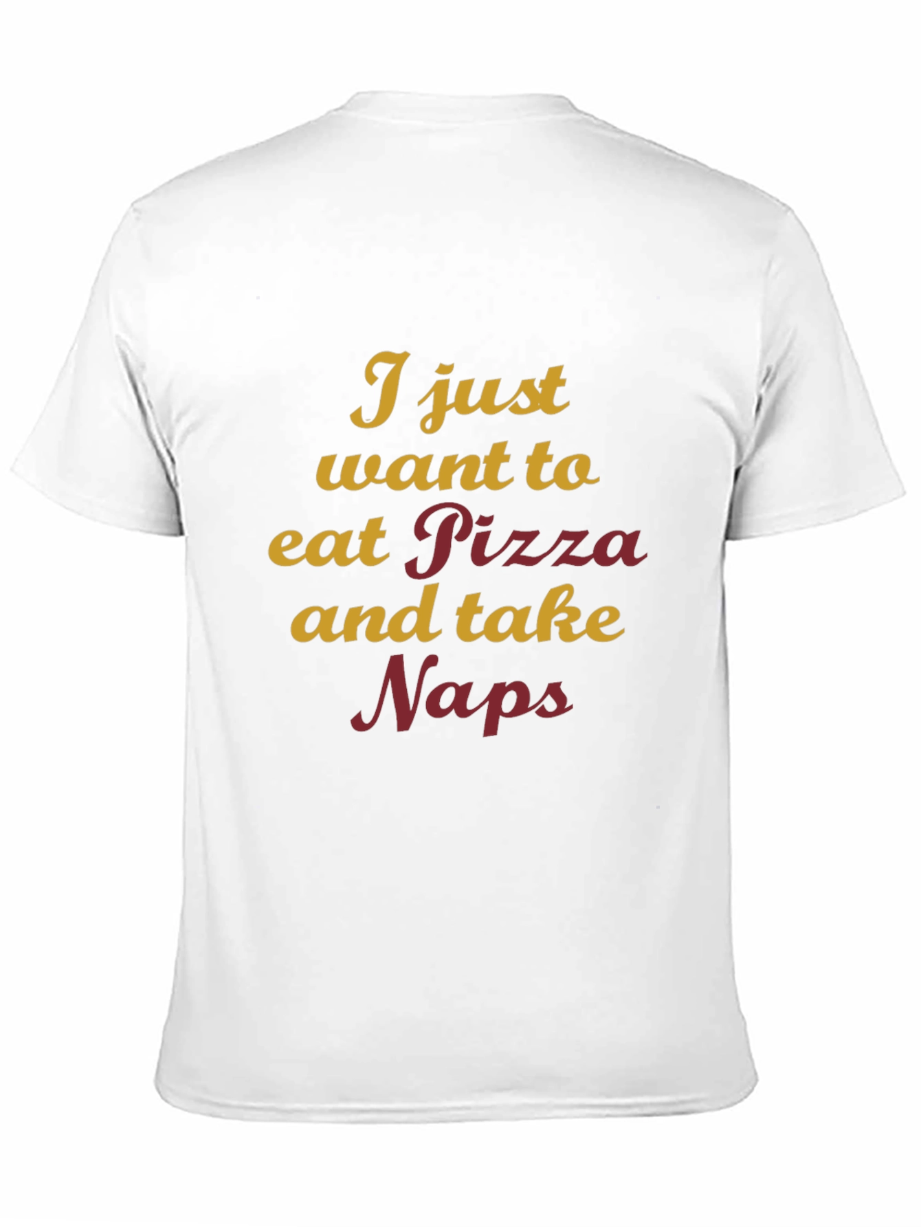 Black Pizza and Naps Graphic Tee view 11