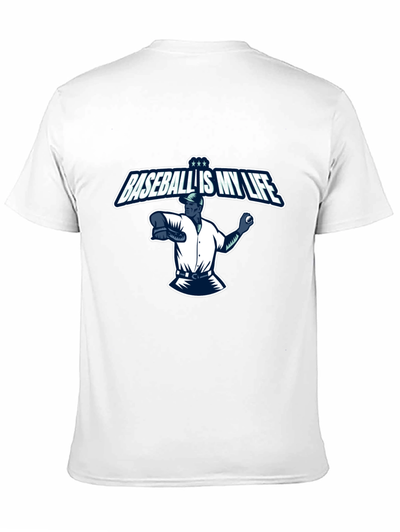 Black Baseball is My Life T-Shirt view 11