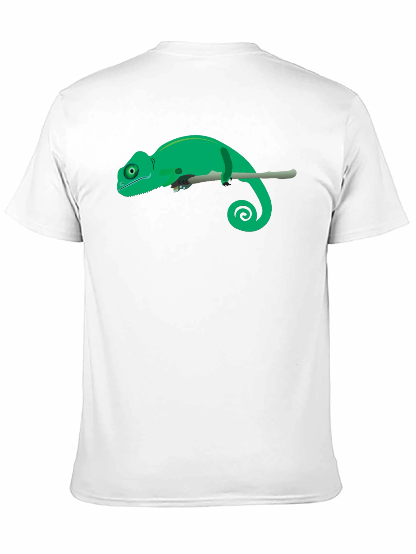 Black Chameleon Graphic Tee - Black Cotton T-Shirt view 11