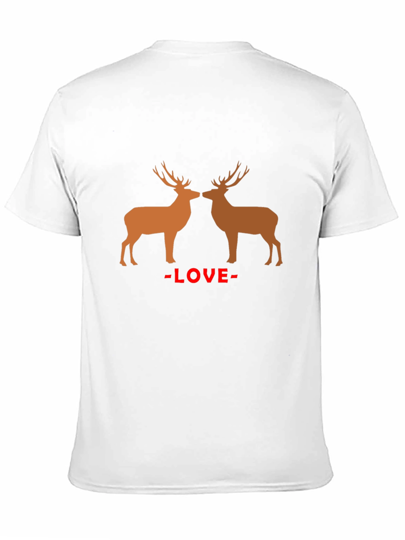 Black Deer Love Graphic Tee - Stylish Casual Wear view 11