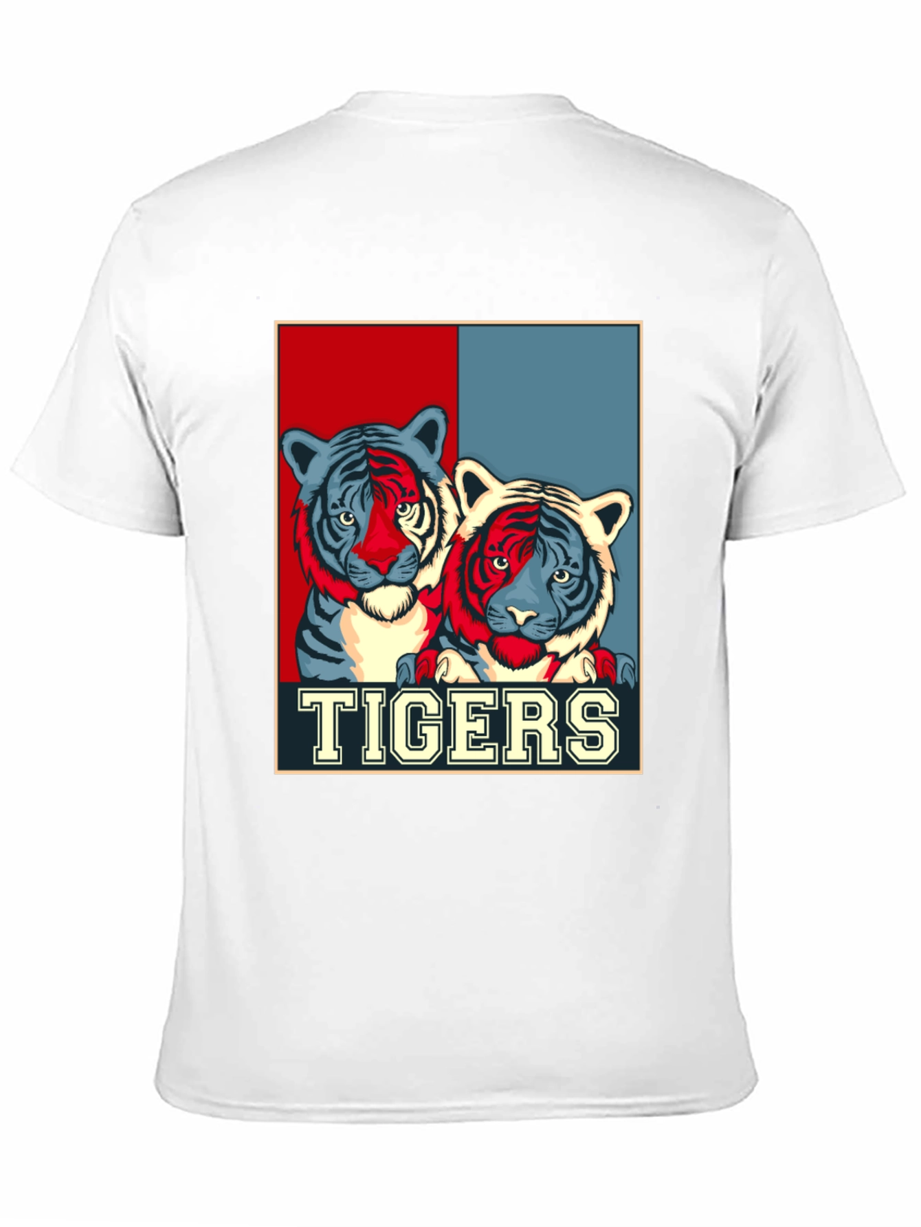 Black Tigers Graphic Print T-Shirt view 11