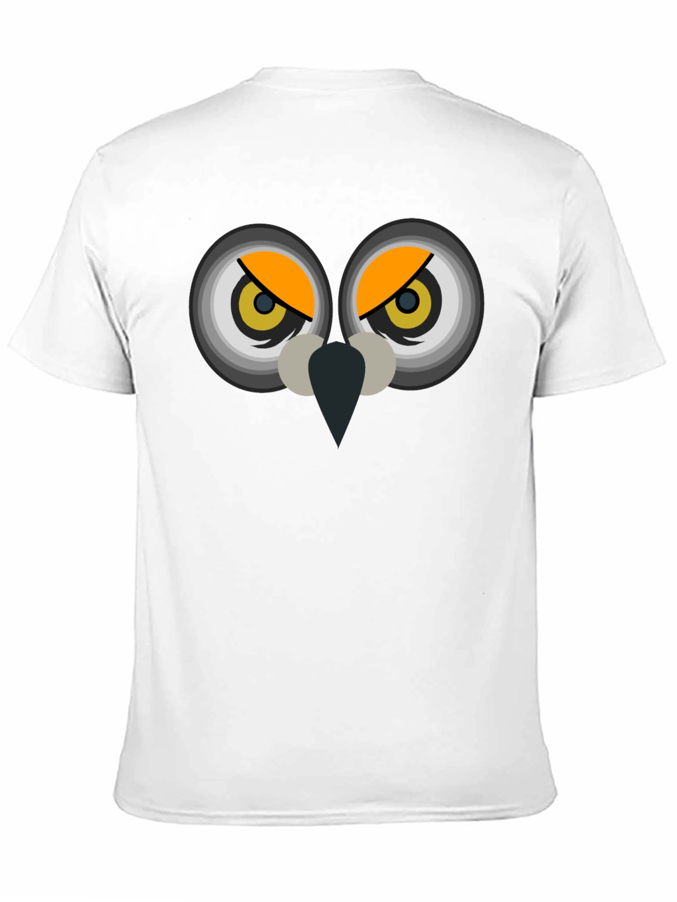 Black Owl Eyes Graphic T-Shirt - Men's Black Tee view 11
