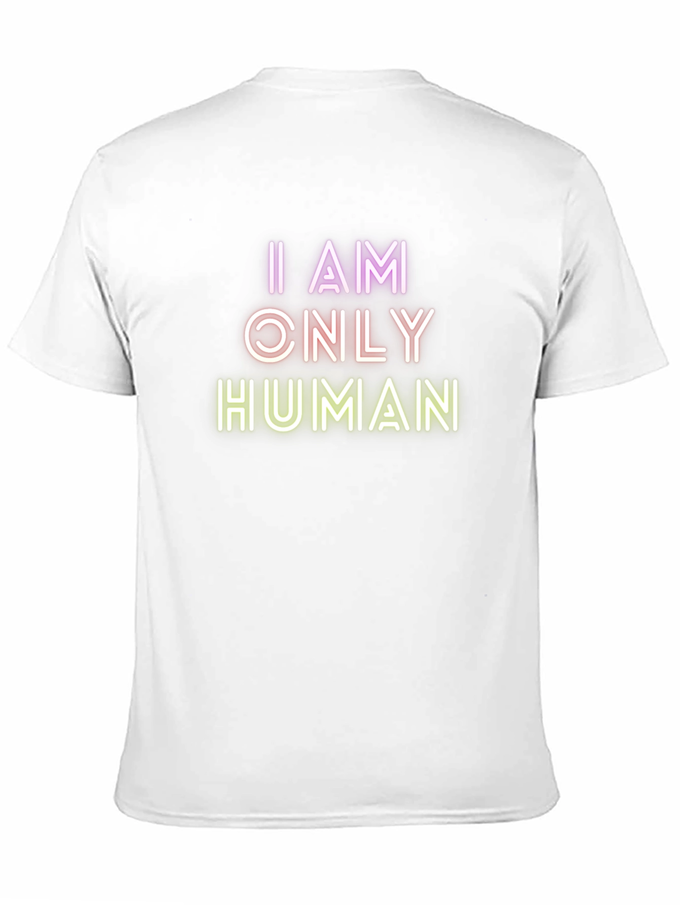 Black I Am Only Human Graphic Tee view 11