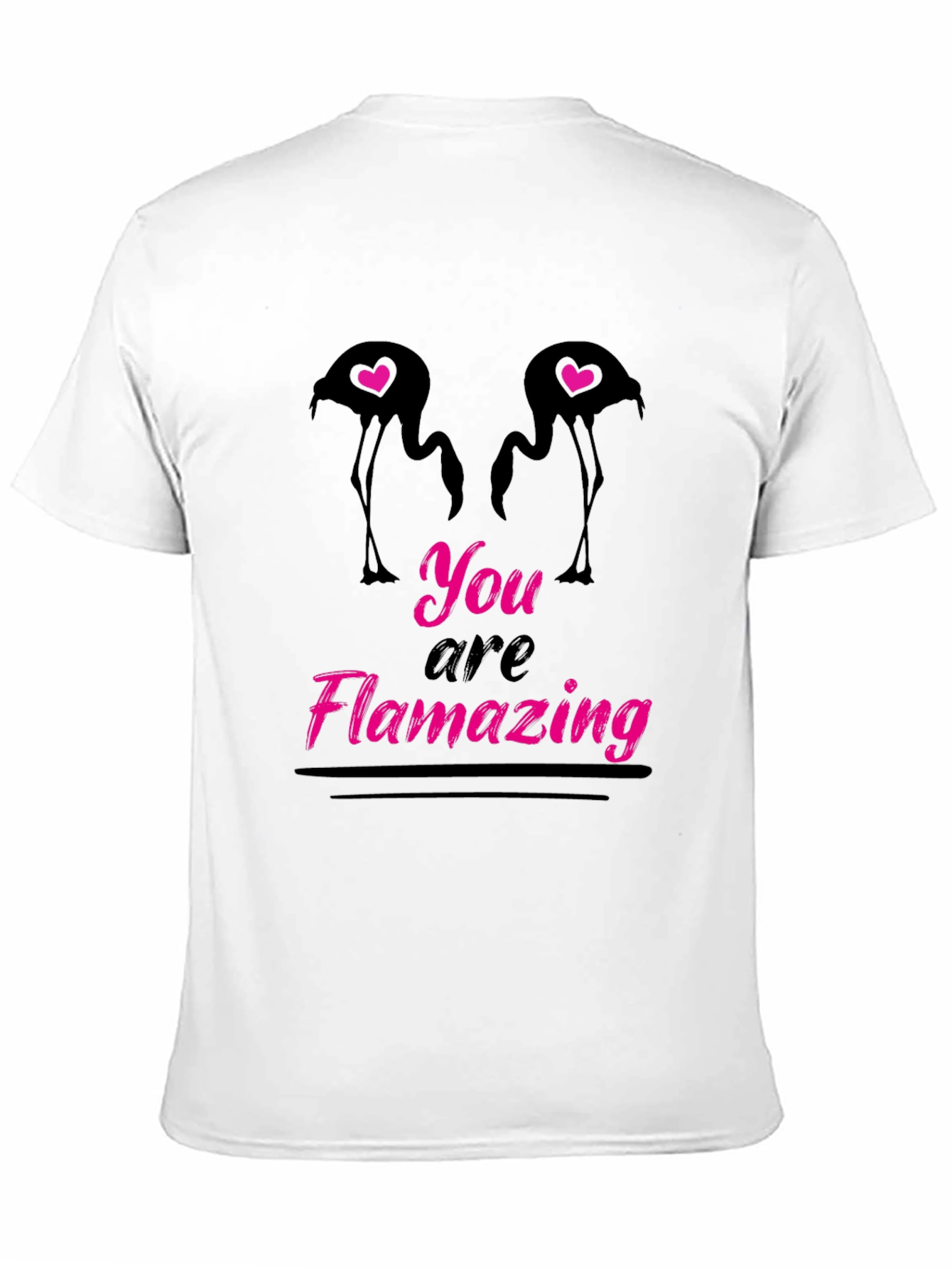 Black Flamazing Flamingo Graphic Tee - Black view 11