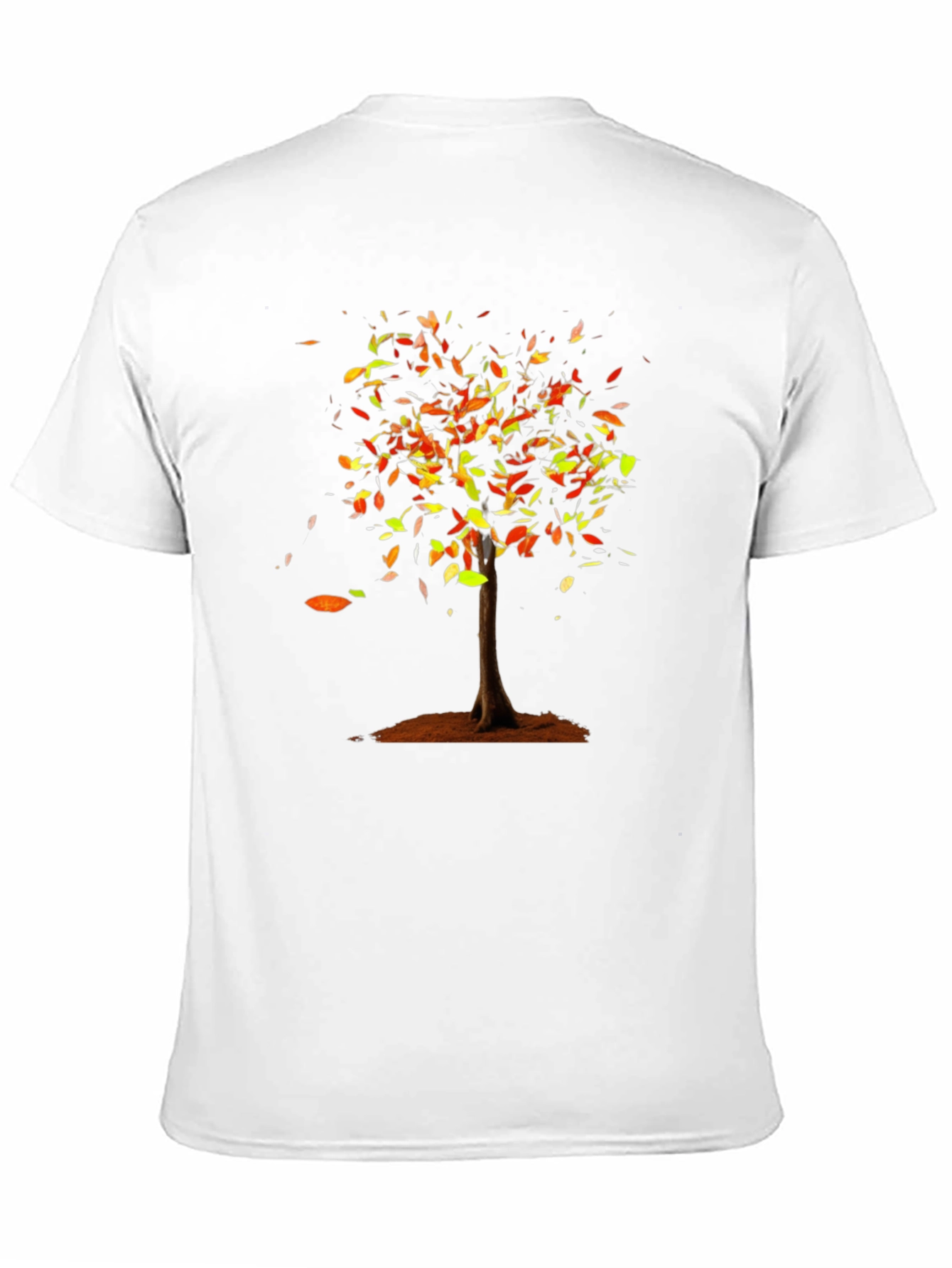 Black Autumn Tree Graphic T-Shirt view 11