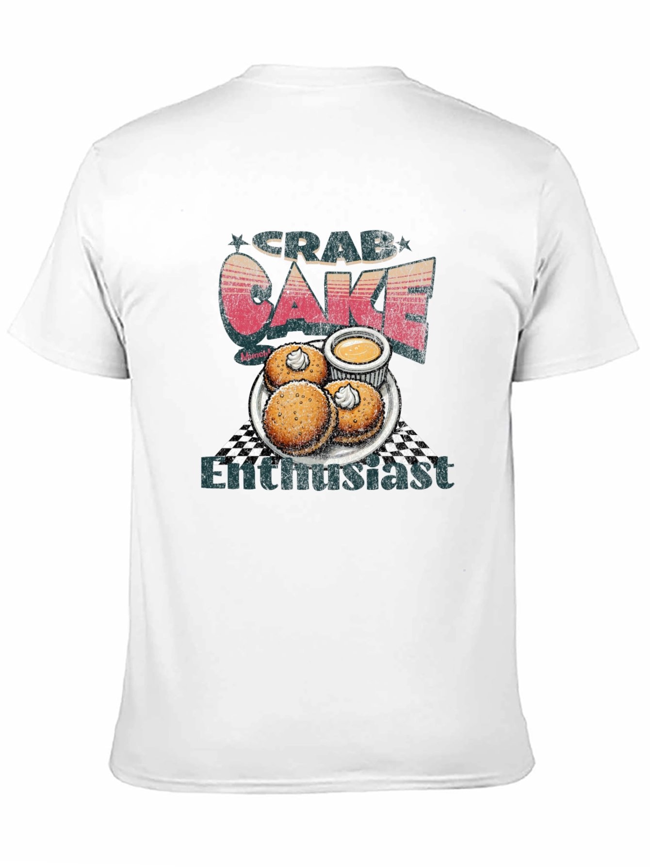 Black Crab Cake Enthusiast Graphic Tee view 11