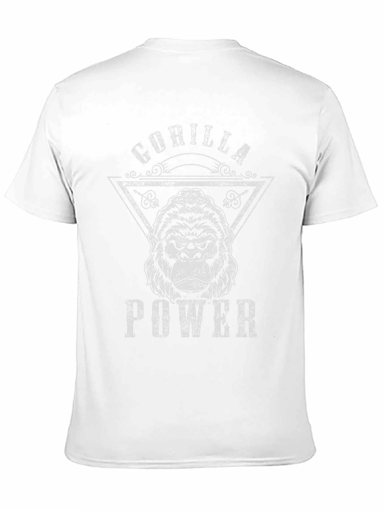 Black Gorilla Power Black T-Shirt view 11