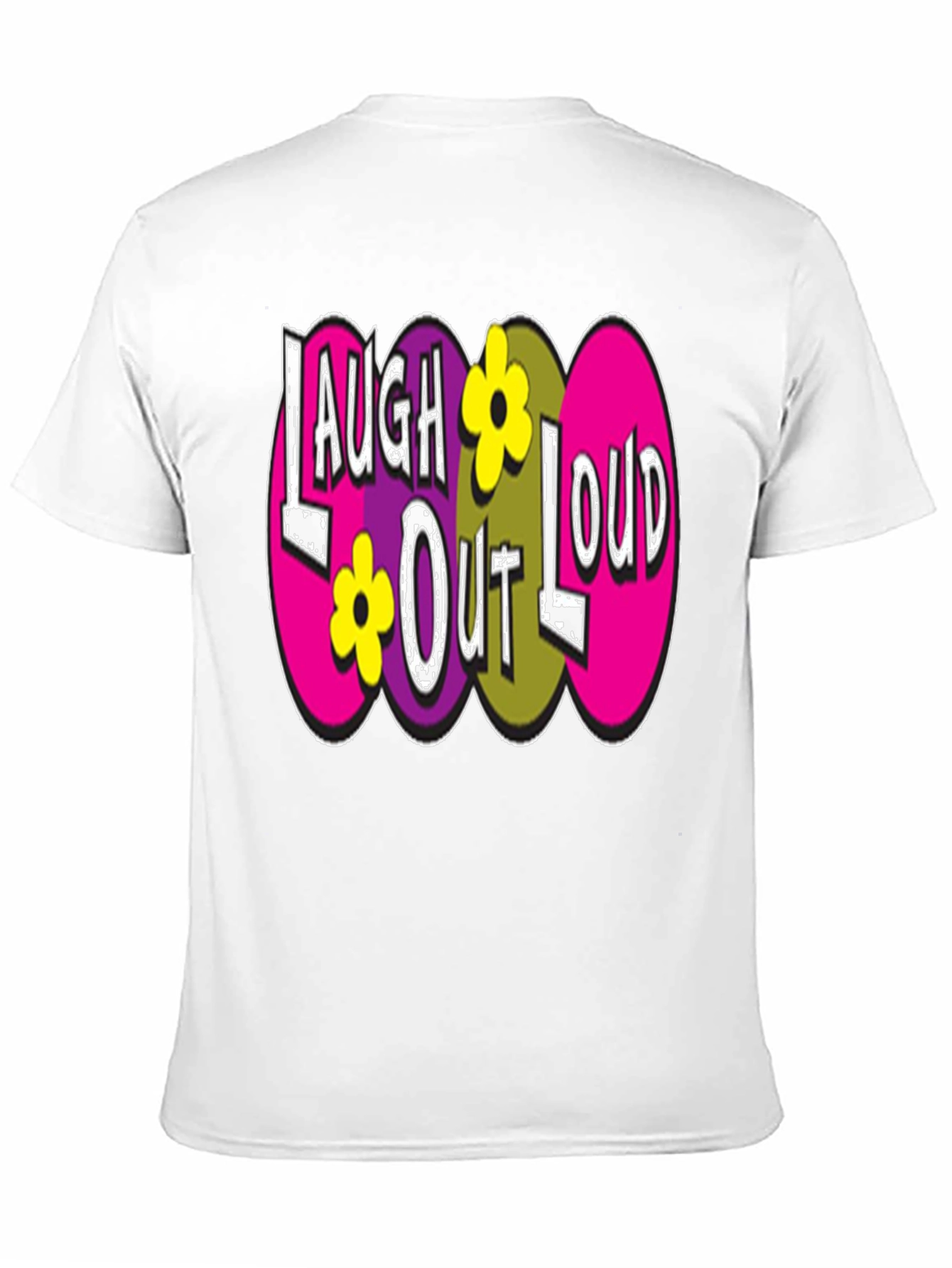 Black Laugh Out Loud Graphic Tee view 11