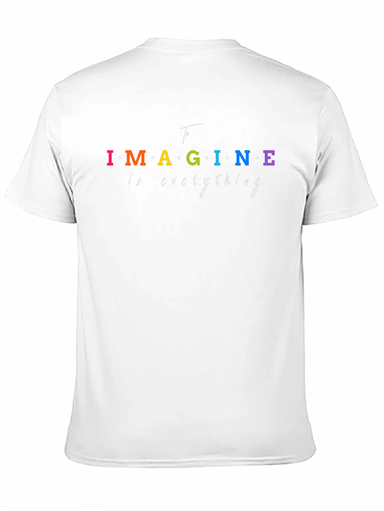 Black Imagine Everything Graphic Tee - Black Cotton T-Shirt view 11