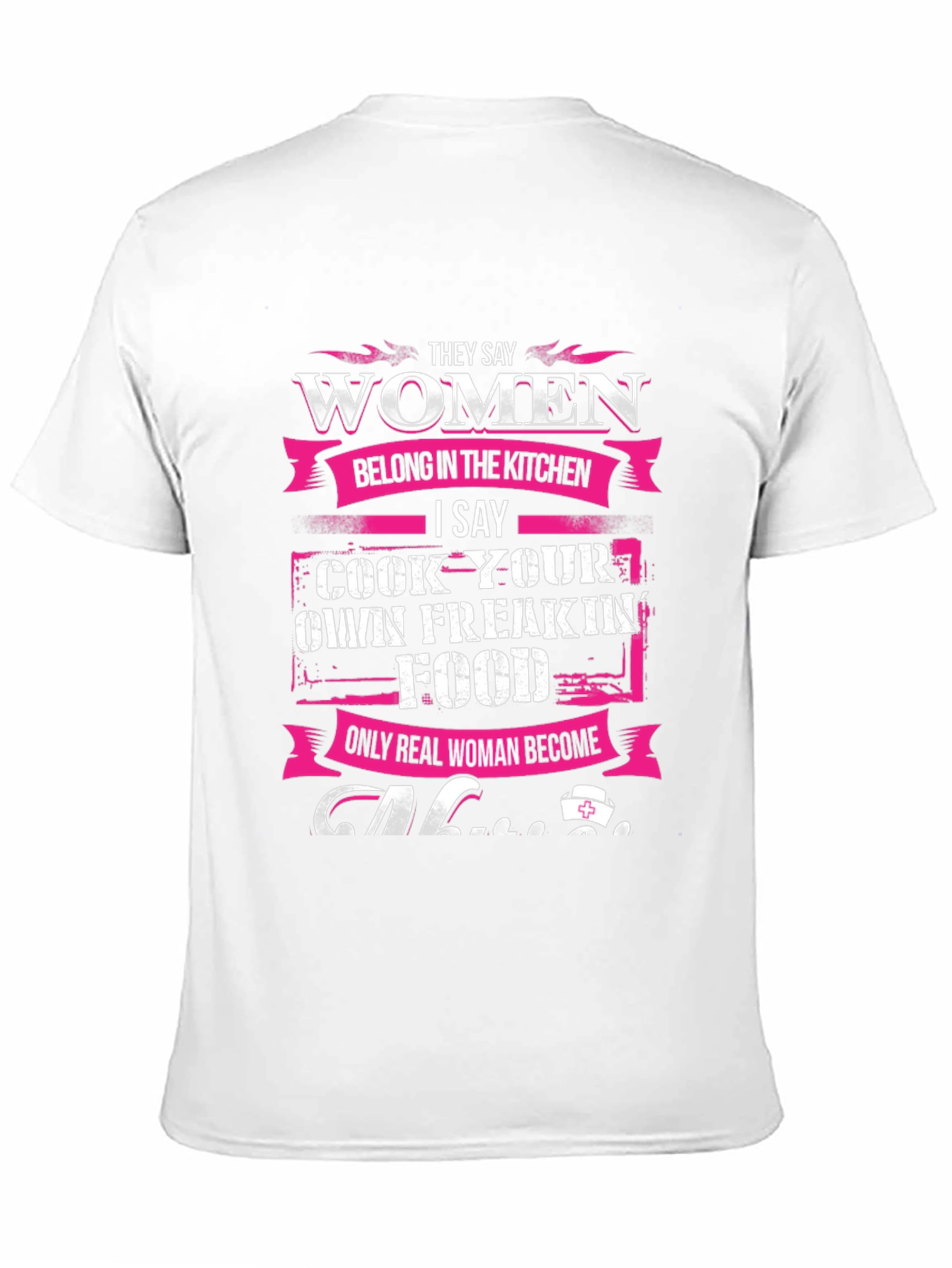 Black Women Belong in Kitchen T-Shirt - Cook Your Own Food view 11