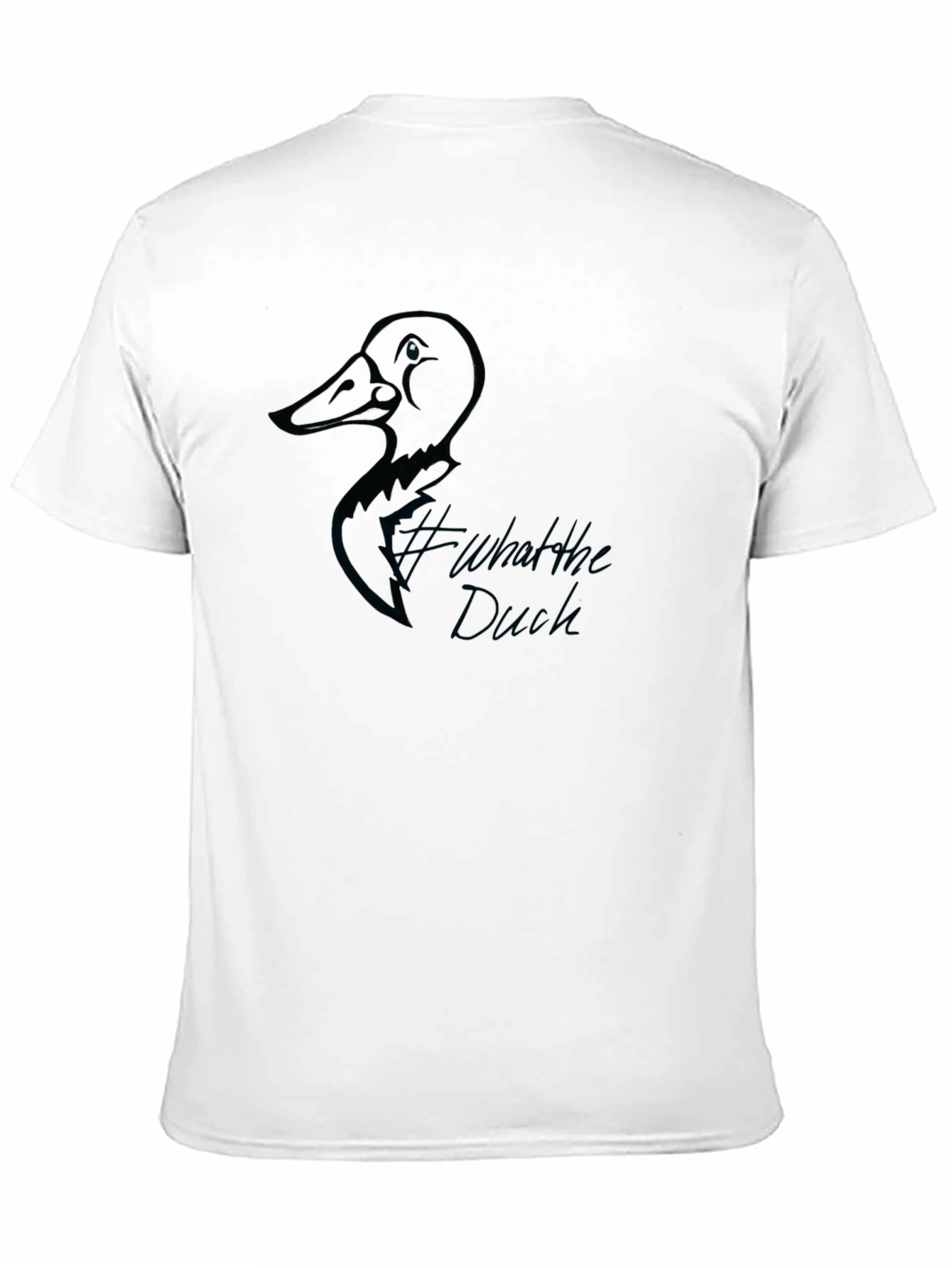 Black What the Duck Black T-Shirt view 11