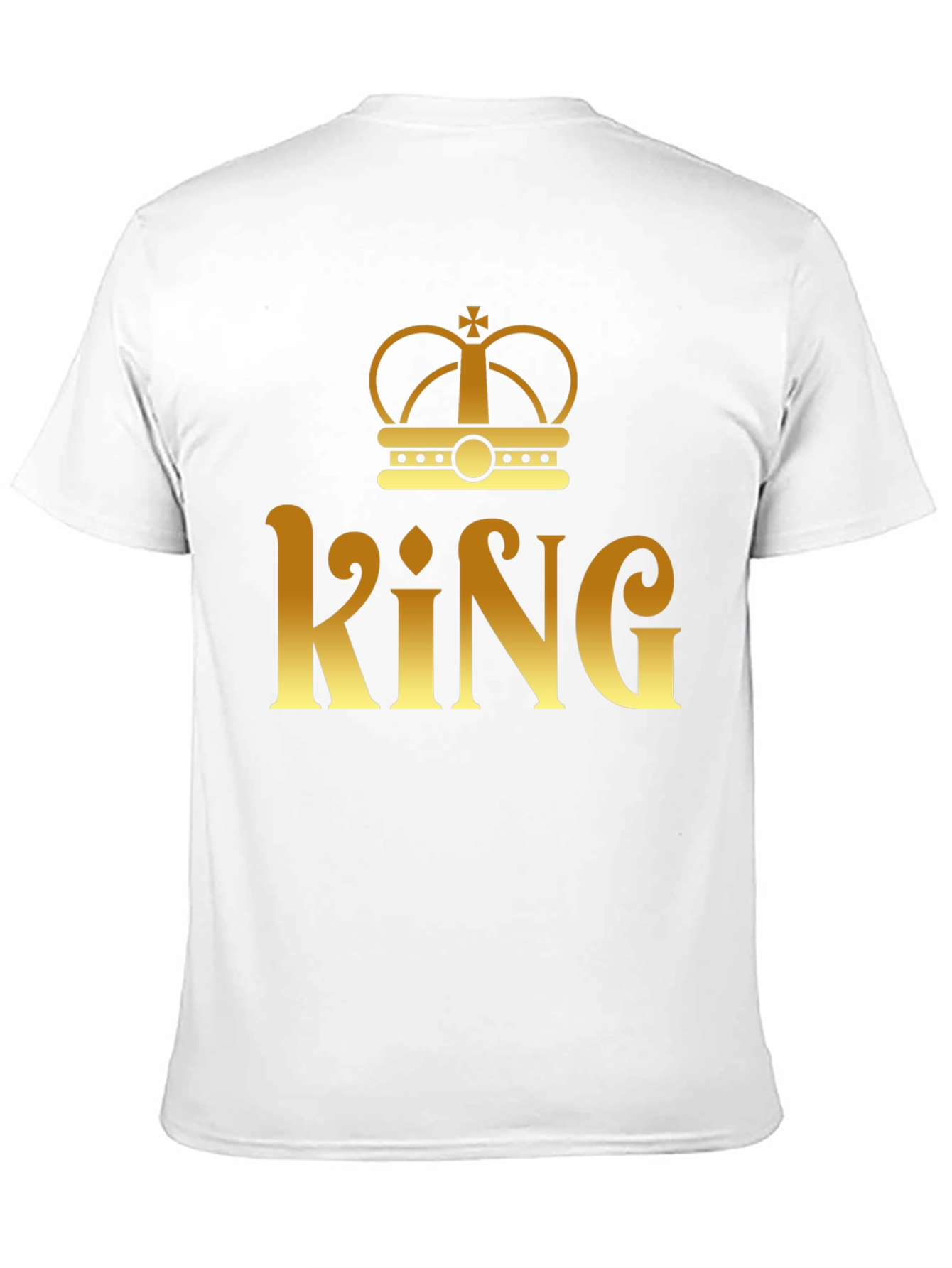 Black King Crown Graphic T-Shirt - Mens Fashion view 11