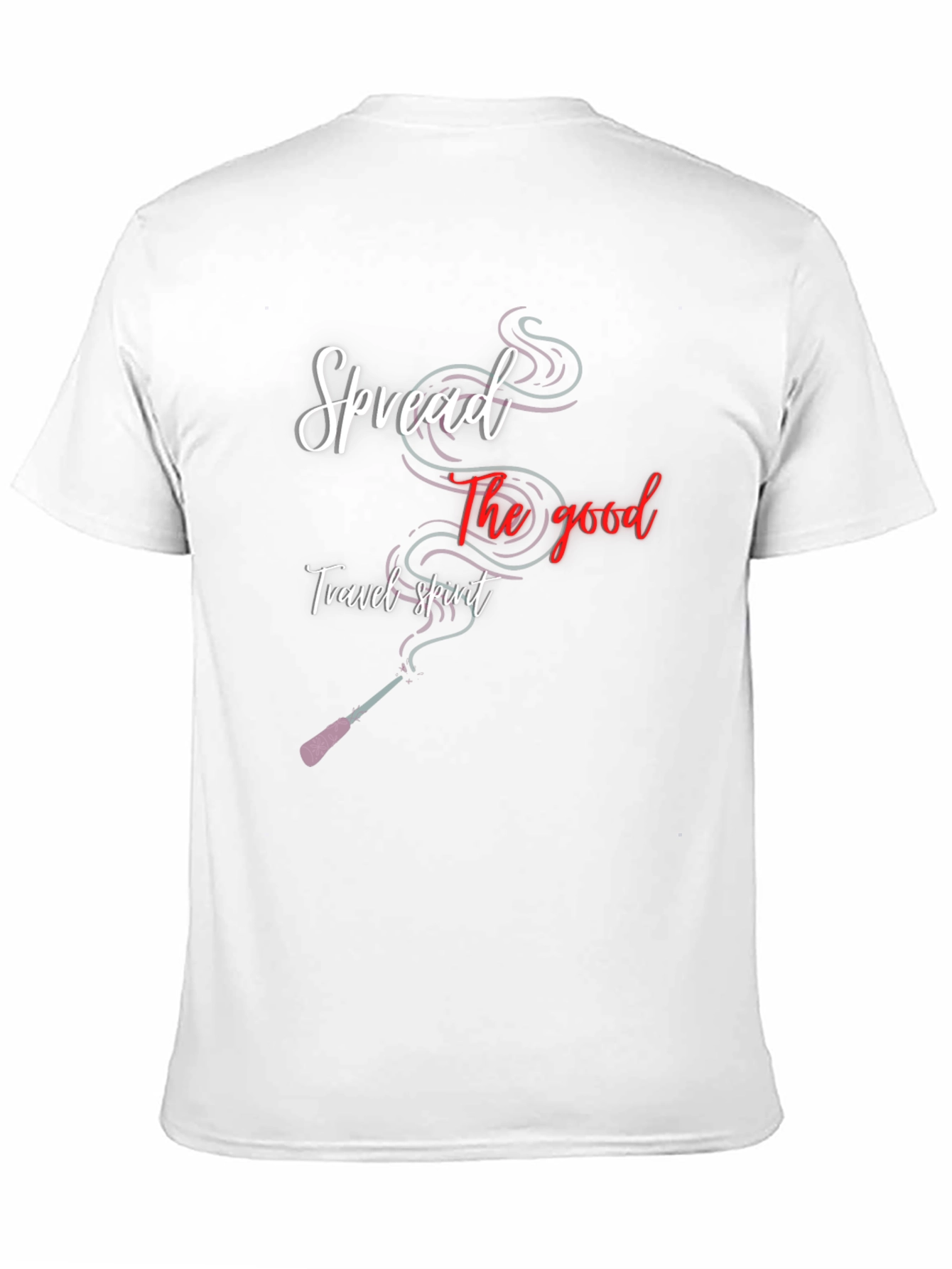 Black Spread the Good Travel Spirit Black T-Shirt view 11