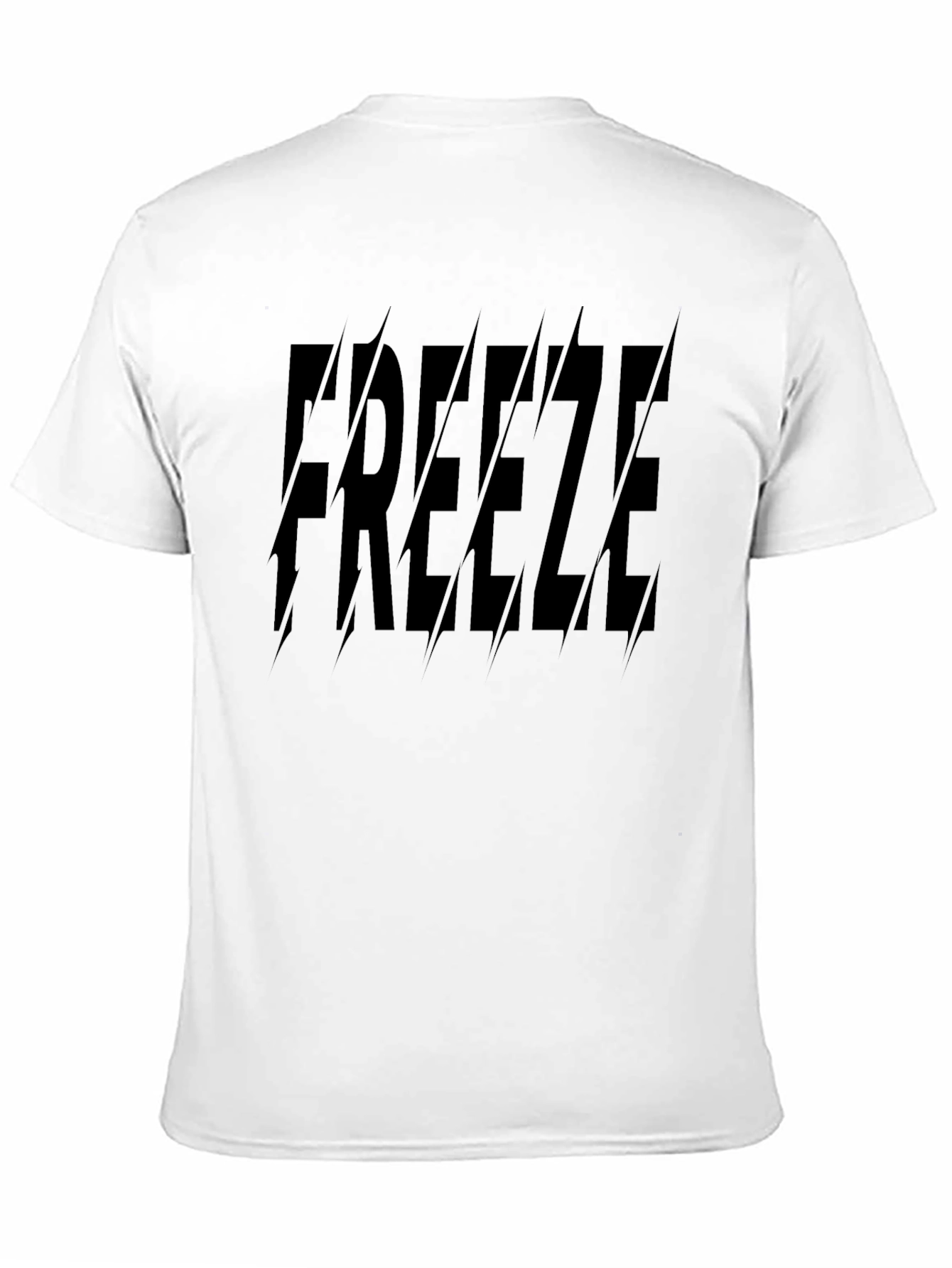 Black Freeze Graphic Print T-Shirt - Stylish Black Tee view 11
