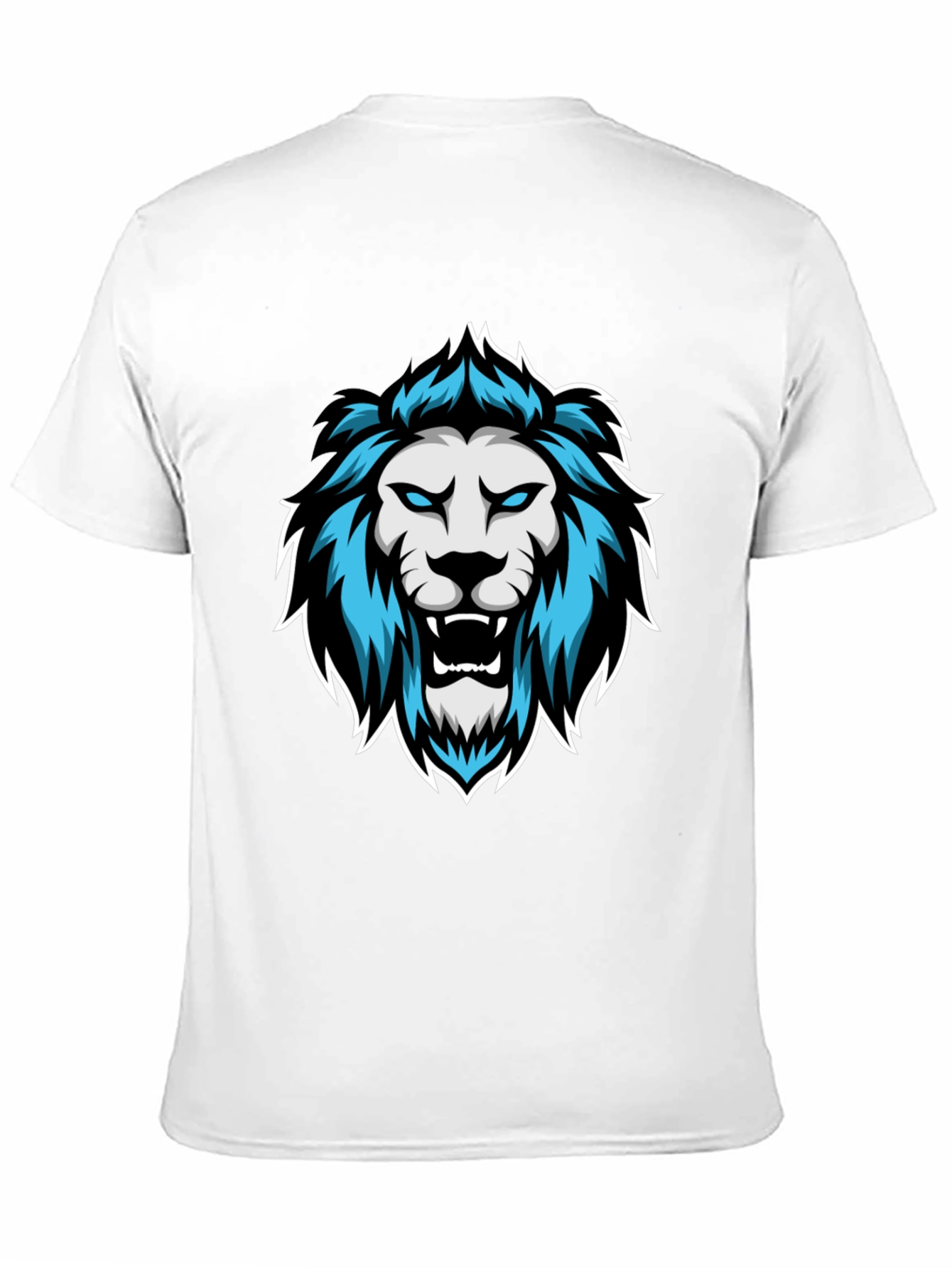 Black Lion Graphic Tee - Men's Black T-Shirt view 11