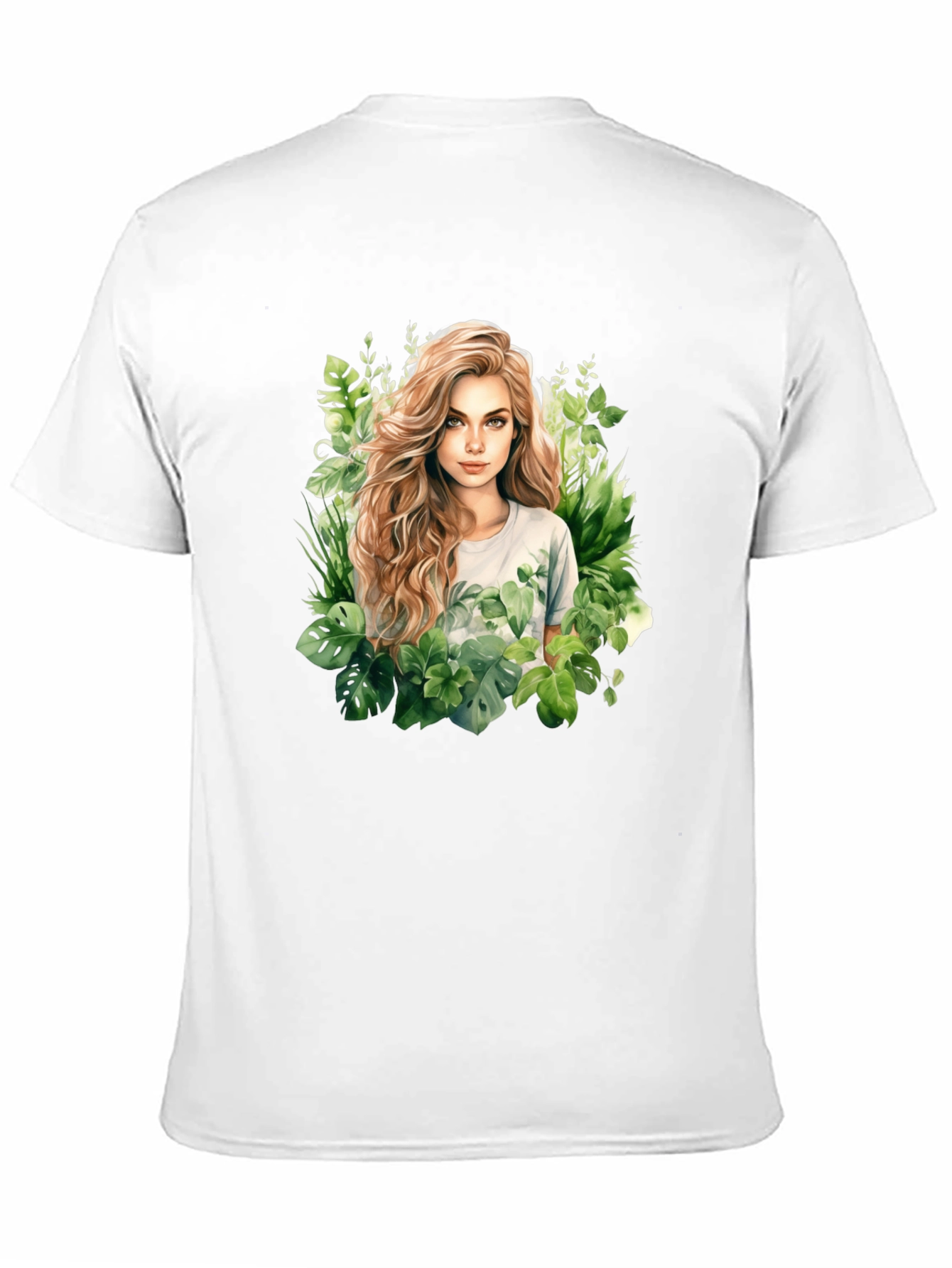 Black Nature Girl Graphic T-Shirt - Black view 11