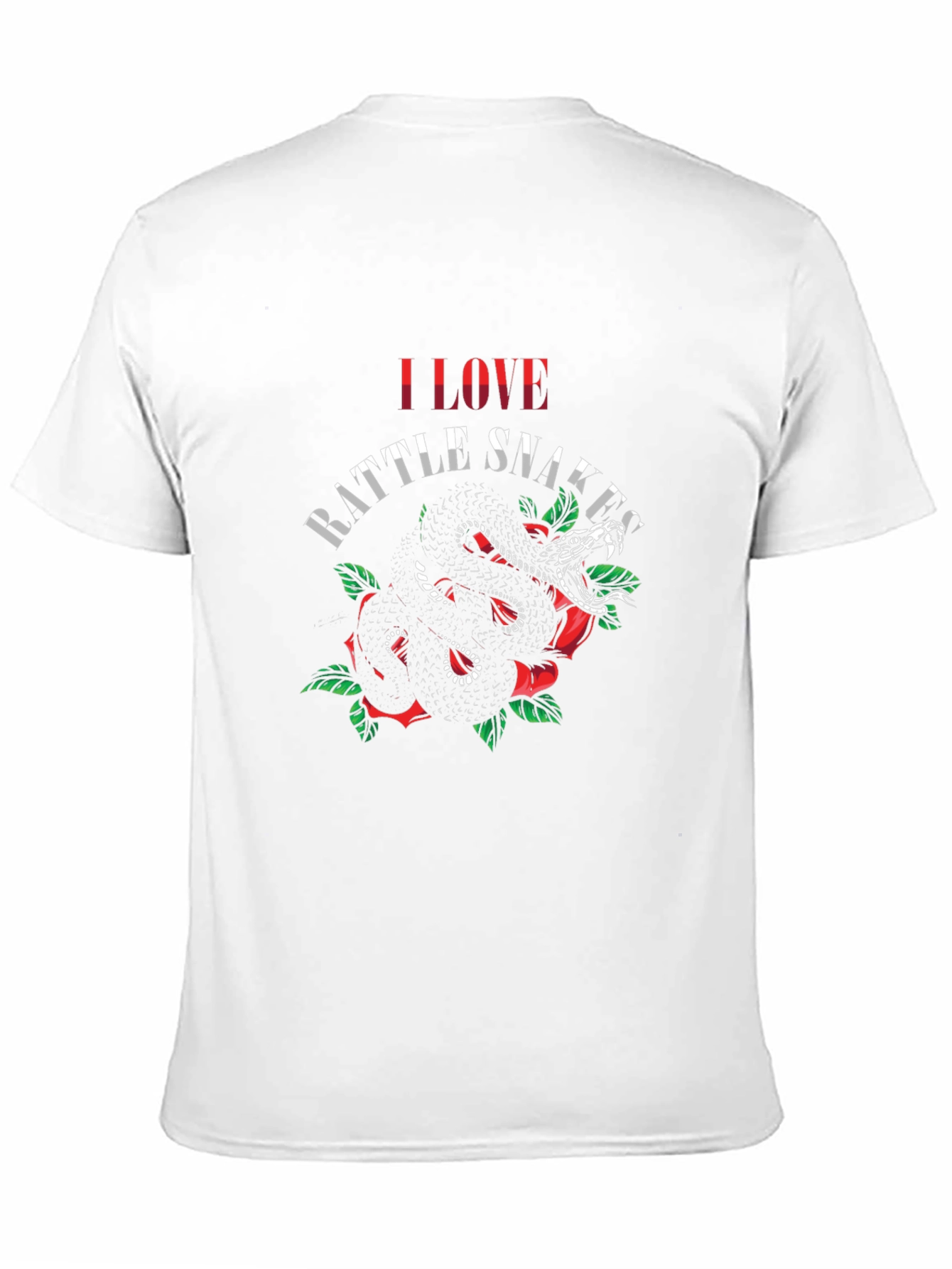 Black I Love Rattlesnakes Graphic Tee view 11