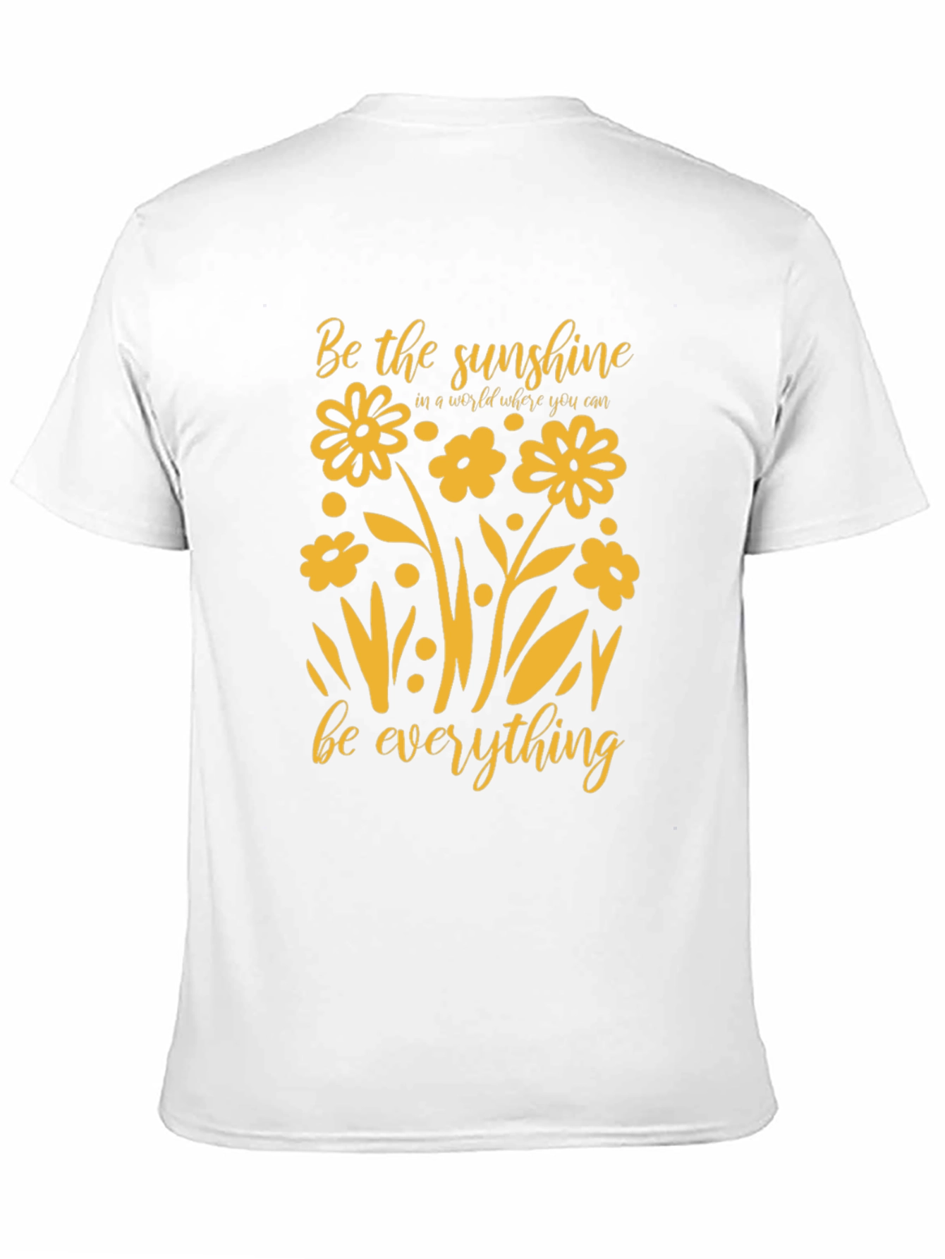 Black Sunshine Graphic T-Shirt - Be the Sunshine view 11