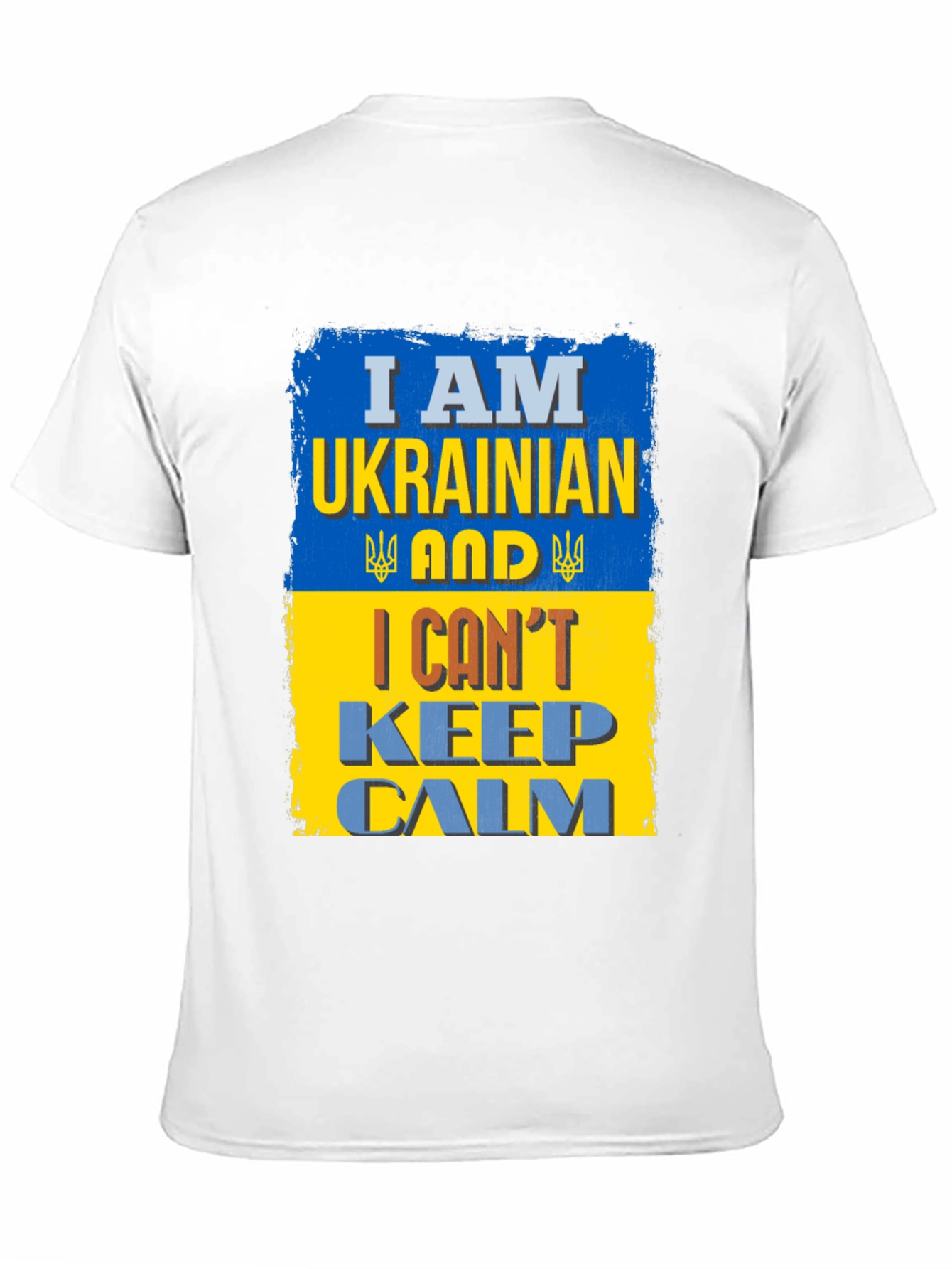 Black I Am Ukrainian And I Can't Keep Calm T-Shirt view 11