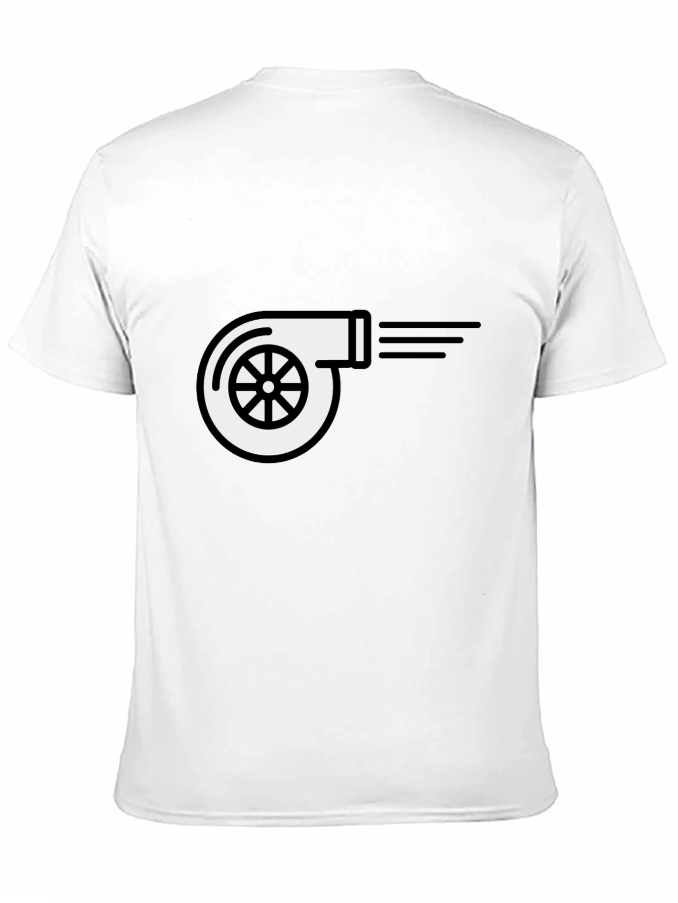 Black Turbocharger T-Shirt - Black Cotton Blend view 11