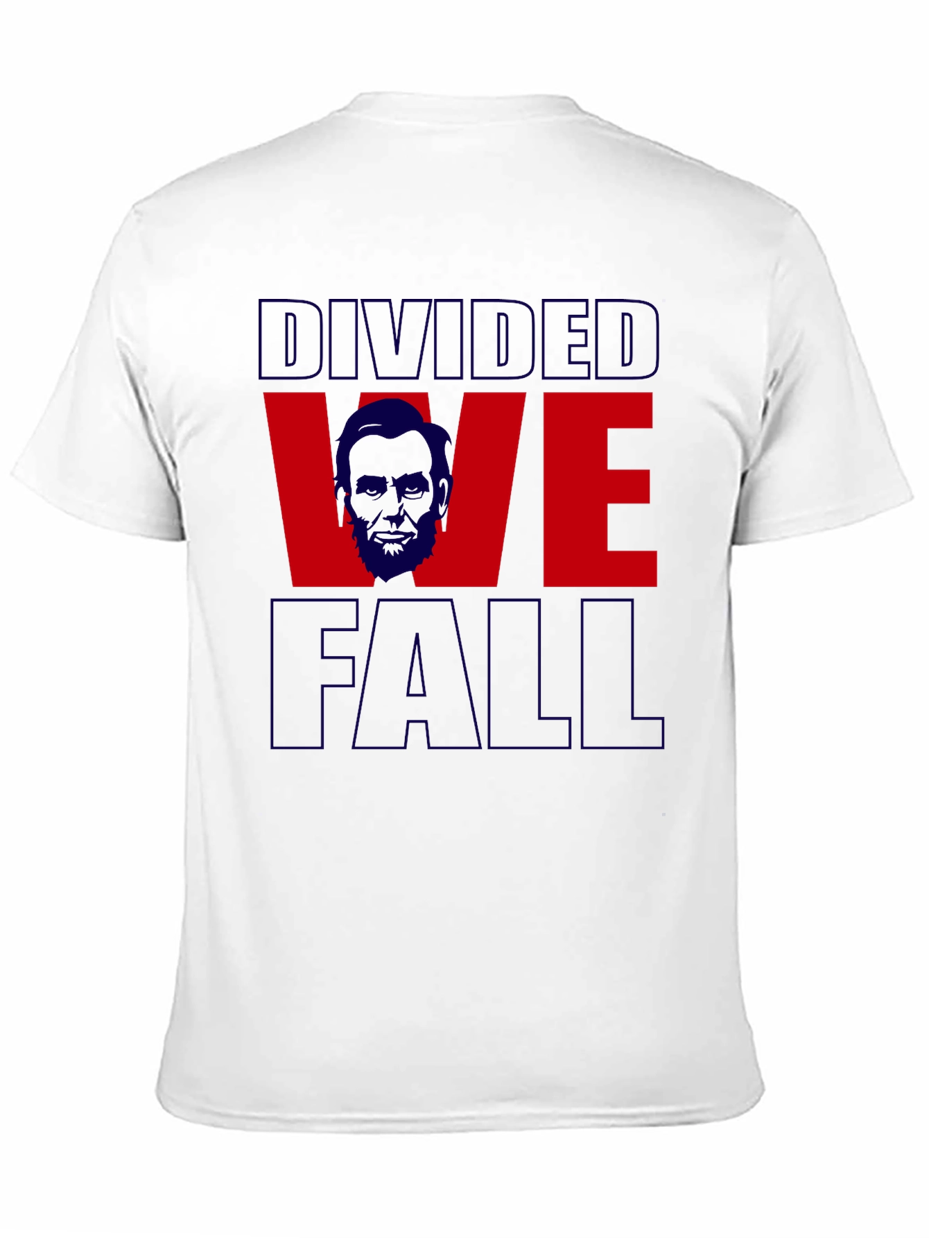 Black Divided We Fall Graphic Tee - Black Cotton Blend view 11