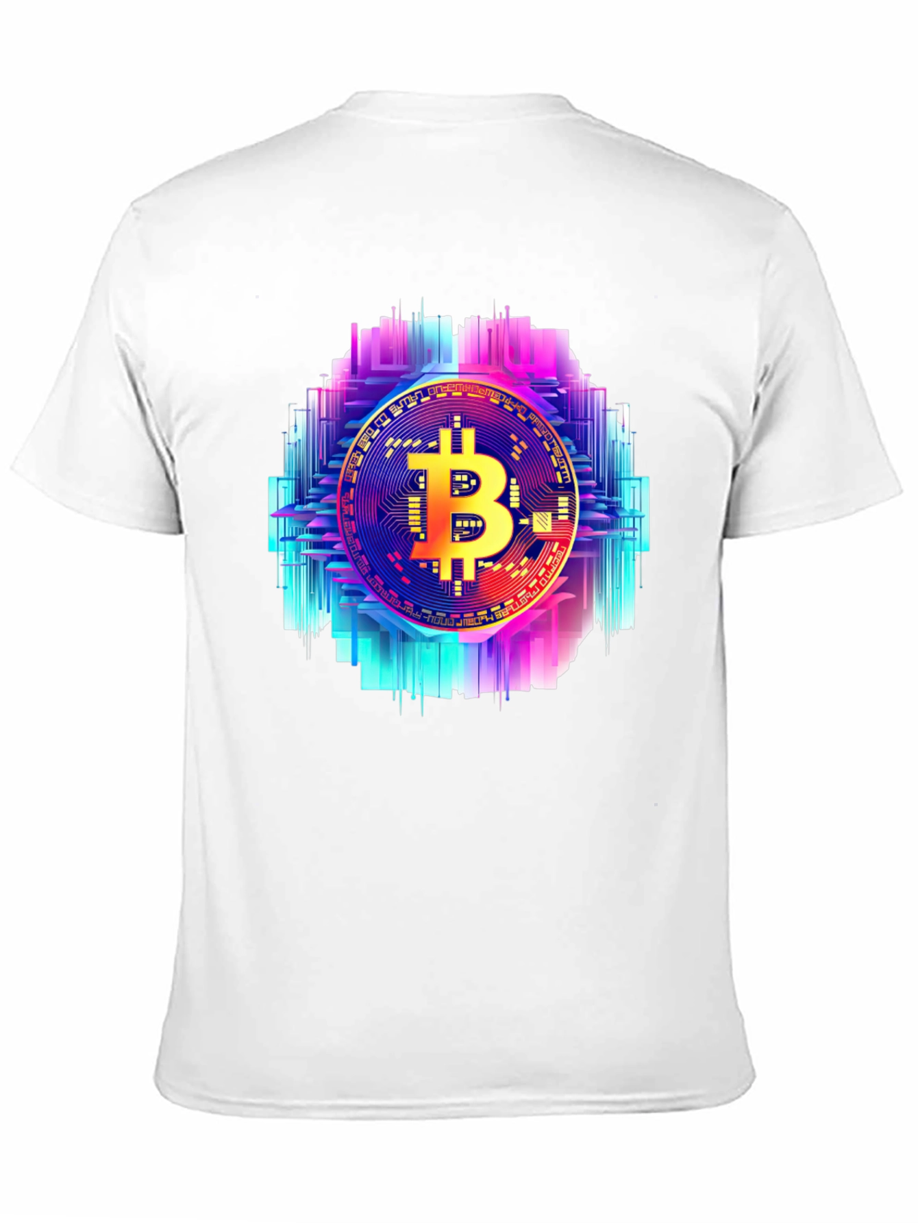 Bitcoin Circuit Graphic Tee - Crypto Style - 11