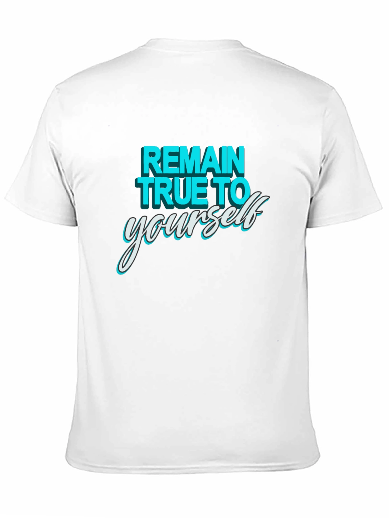 Black Remain True To Yourself Graphic T-Shirt - Black view 11