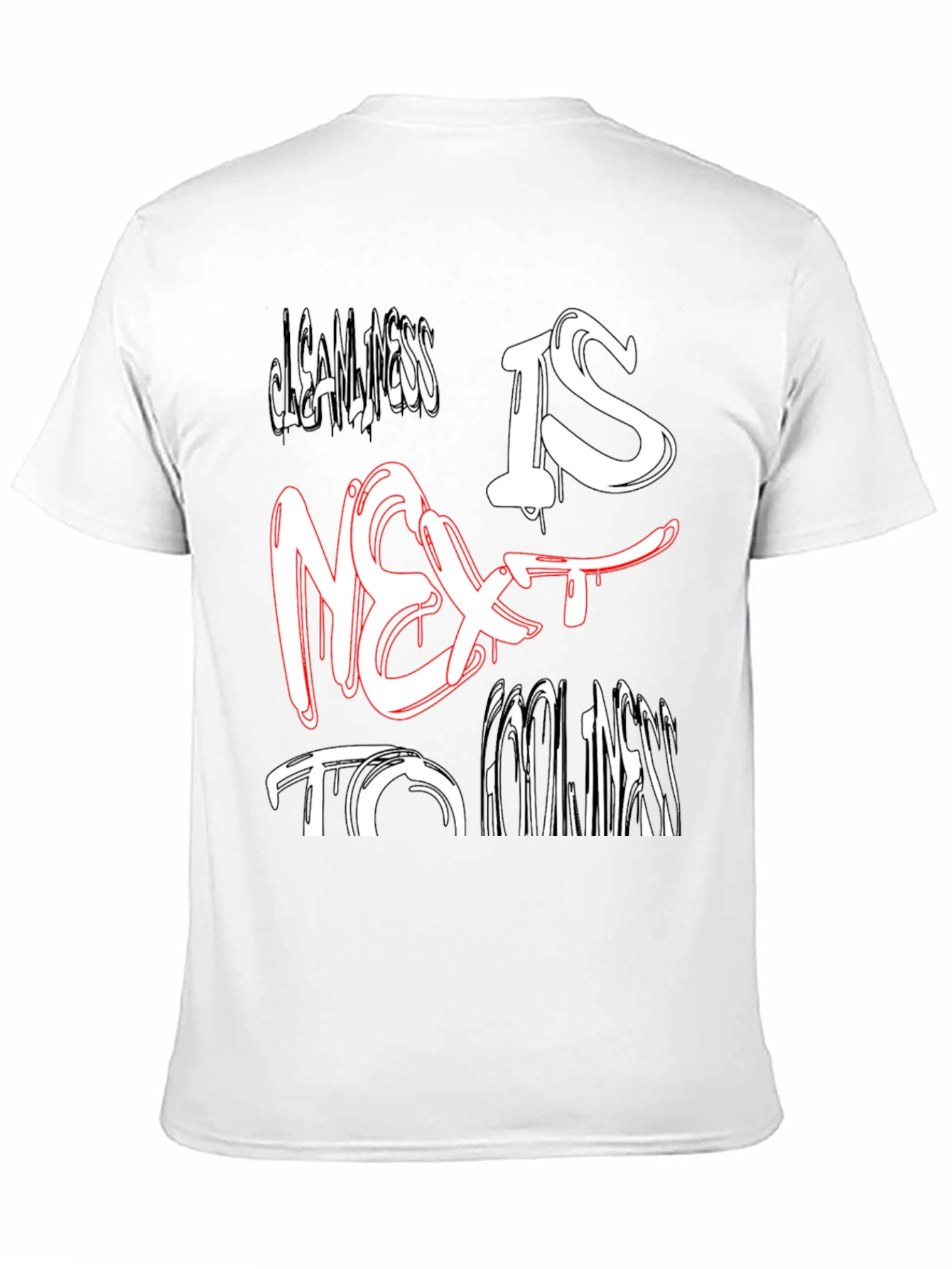 Black Cleanliness is Next to Foolishness Black Tee view 11