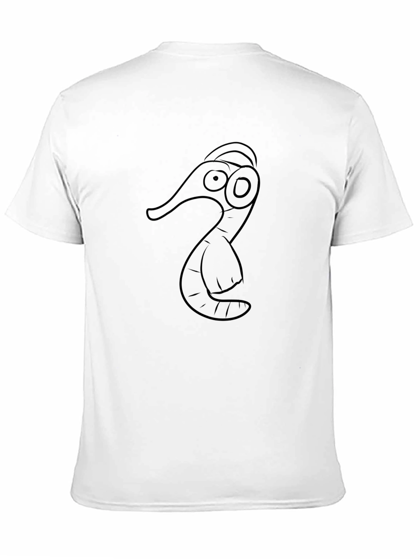 Black Cartoon Character Graphic Black T-Shirt view 11