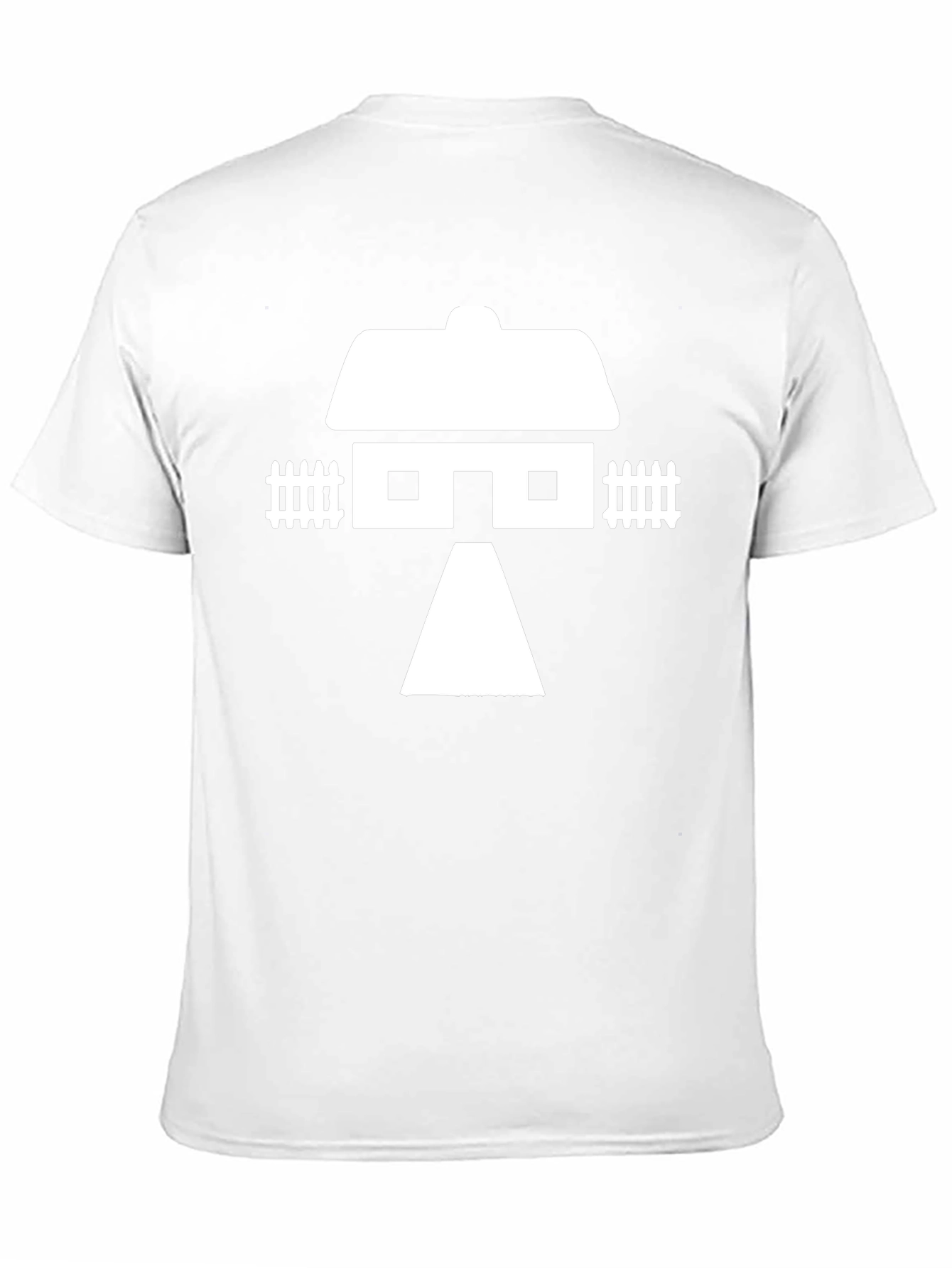 Black House Graphic Tee - Black Cotton T-Shirt view 11