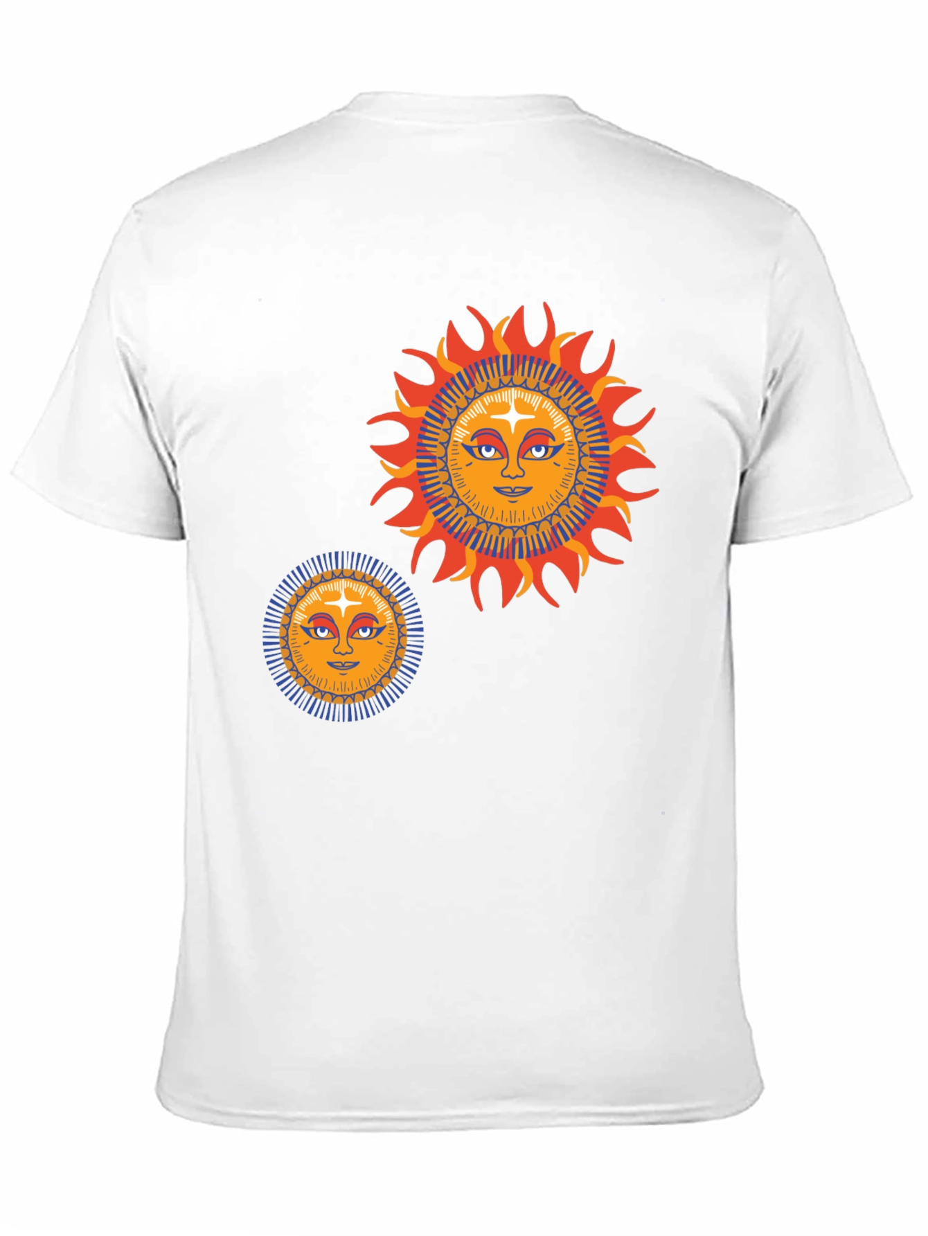 Black Sun Graphic Tee - Retro Style Black T-Shirt view 11